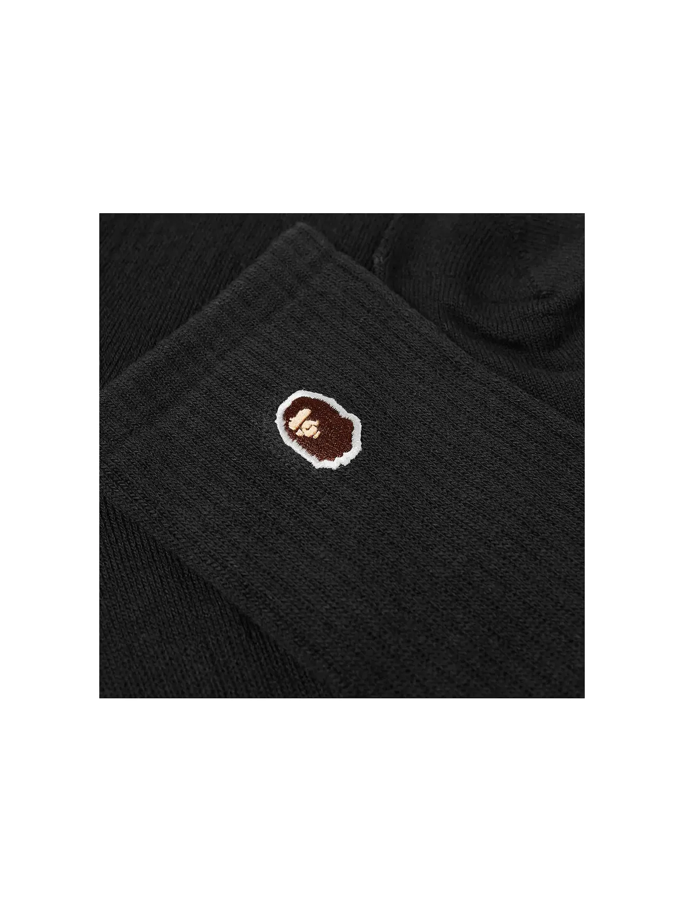 Унисекс носки с принтом Ape Head BAPE — изображение 2 из 2, черный