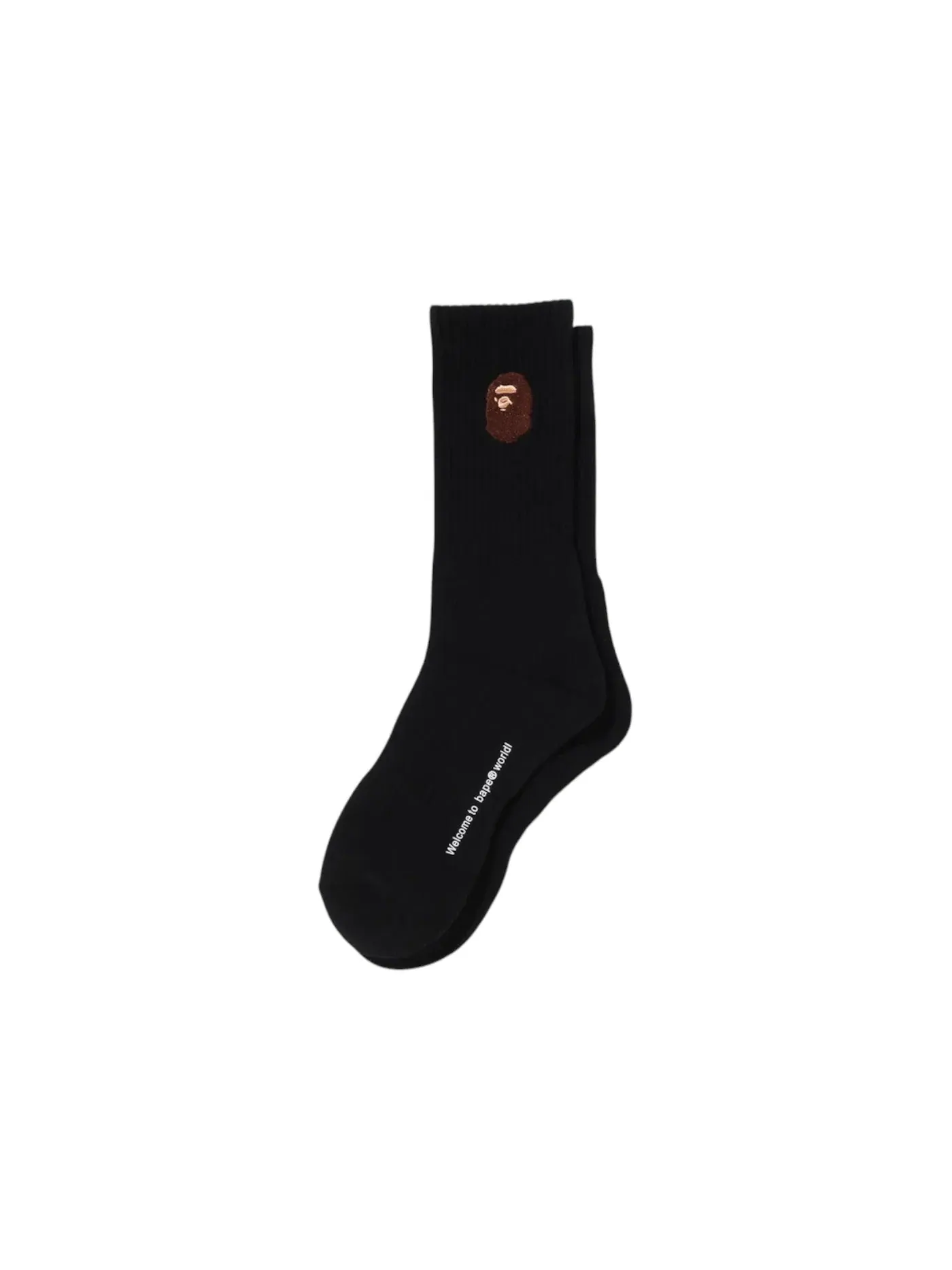 Унисекс носки Ape Head One Point BAPE — изображение 1 из 1, черный