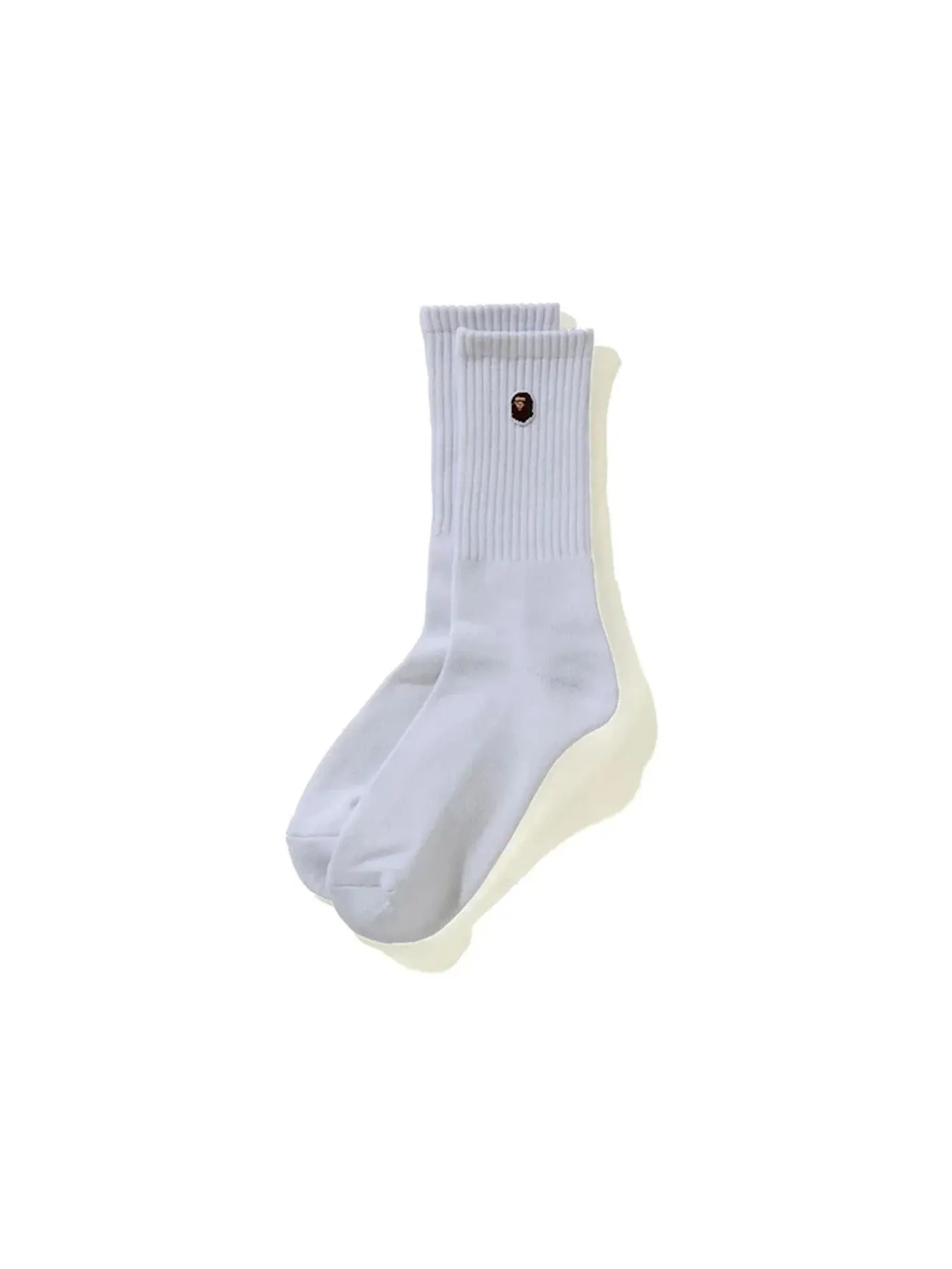 Мужские носки Ape Head One Point BAPE — изображение 1 из 1, белый