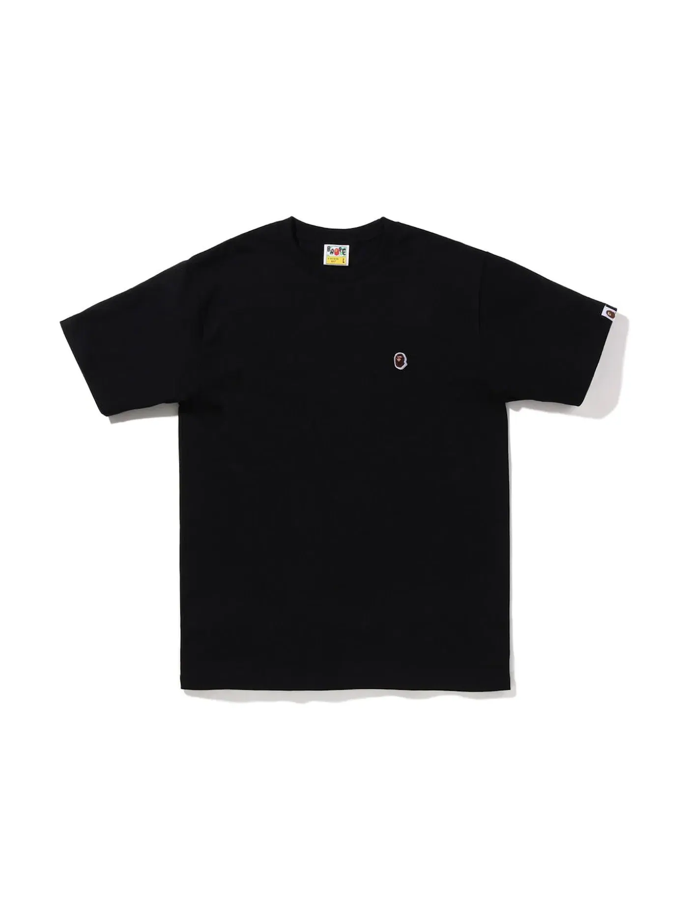 Мужская футболка с принтом BAPE Ape Head One Point Tee (FW22) BAPE — изображение 1 из 1, черный