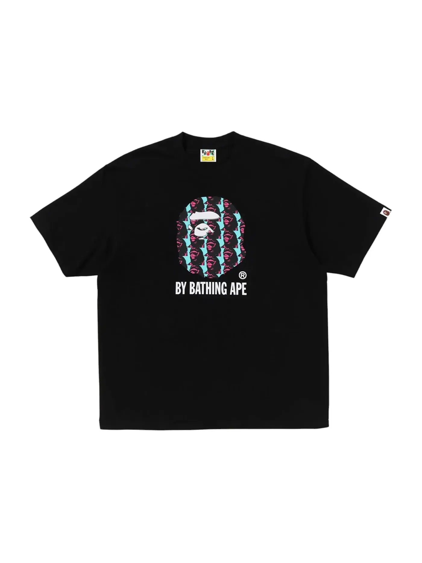 Мужская футболка с принтом Tee (FW25) BAPE — изображение 1 из 1, черный