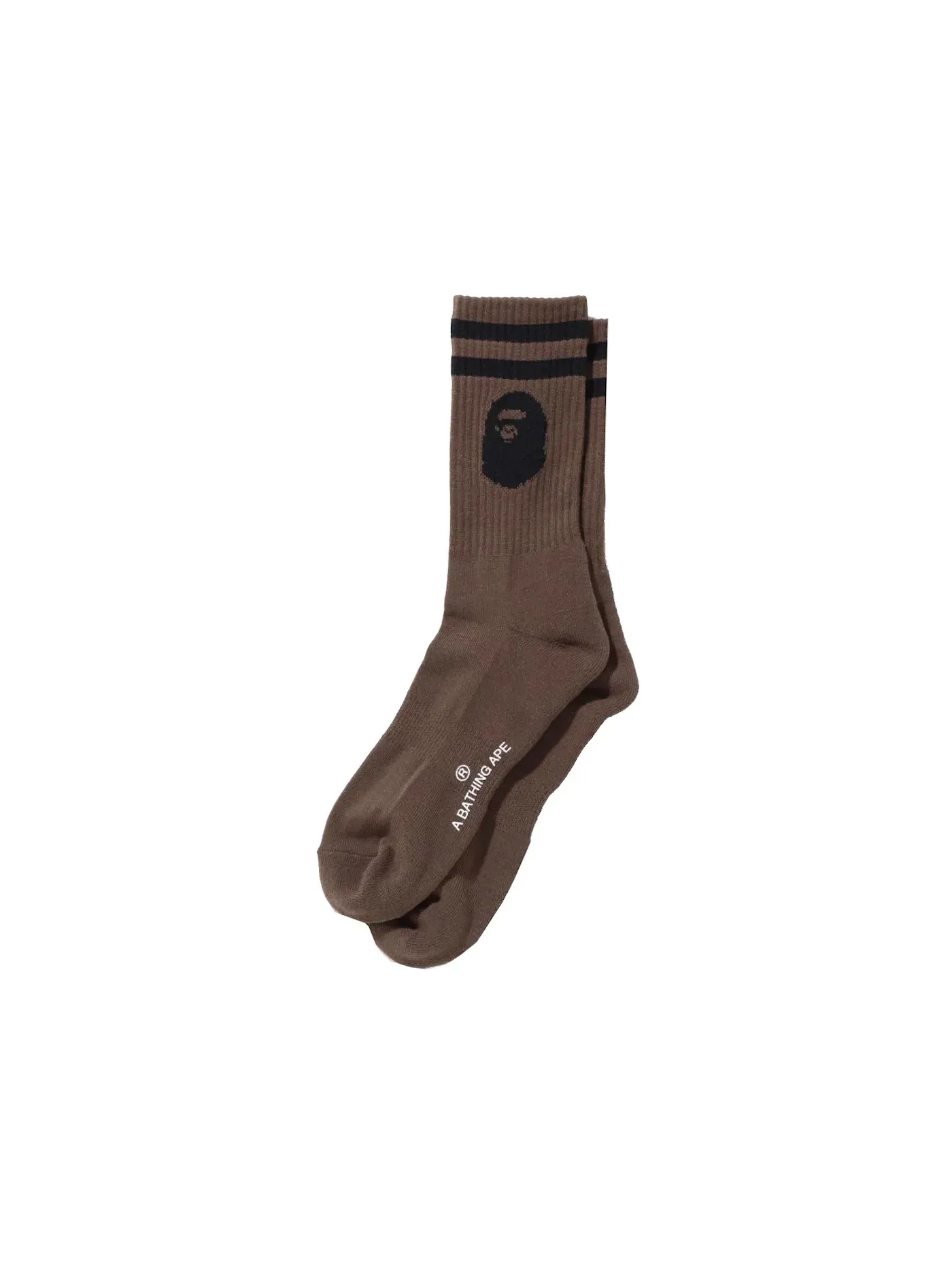 Мужские носки Ape Head BAPE — изображение 1 из 1, коричневый