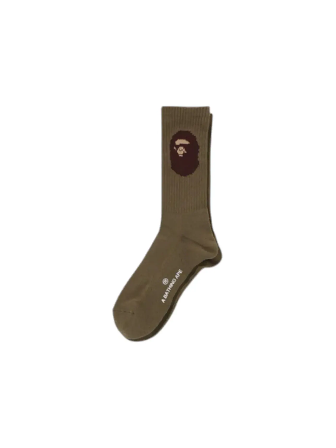 Унисекс носки Ape Head Socks BAPE, Olivedrab — изображение 1 из 1