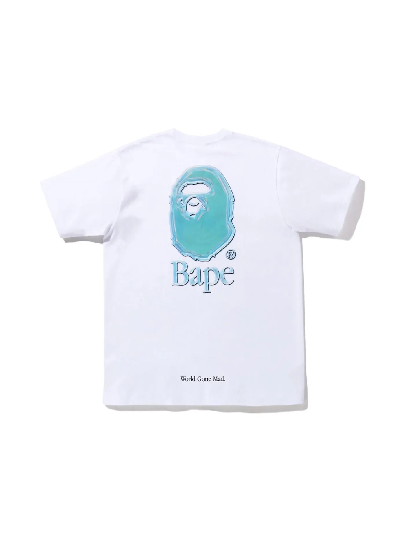 Мужская футболка с принтом BAPE Tee — изображение 1 из 2, белый