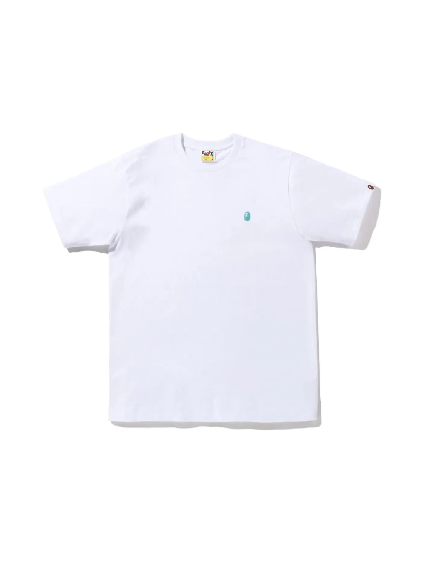 Мужская футболка с принтом BAPE Tee — изображение 2 из 2, белый