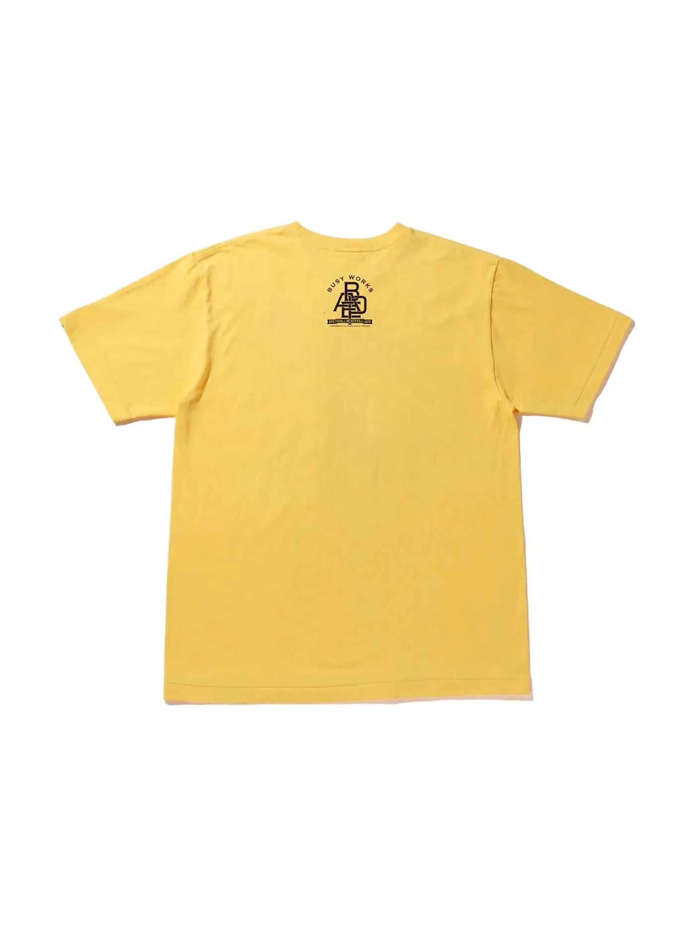Мужская футболка с принтом BAPE Archive Graphic #9 Tee BAPE — изображение 2 из 2, желтый