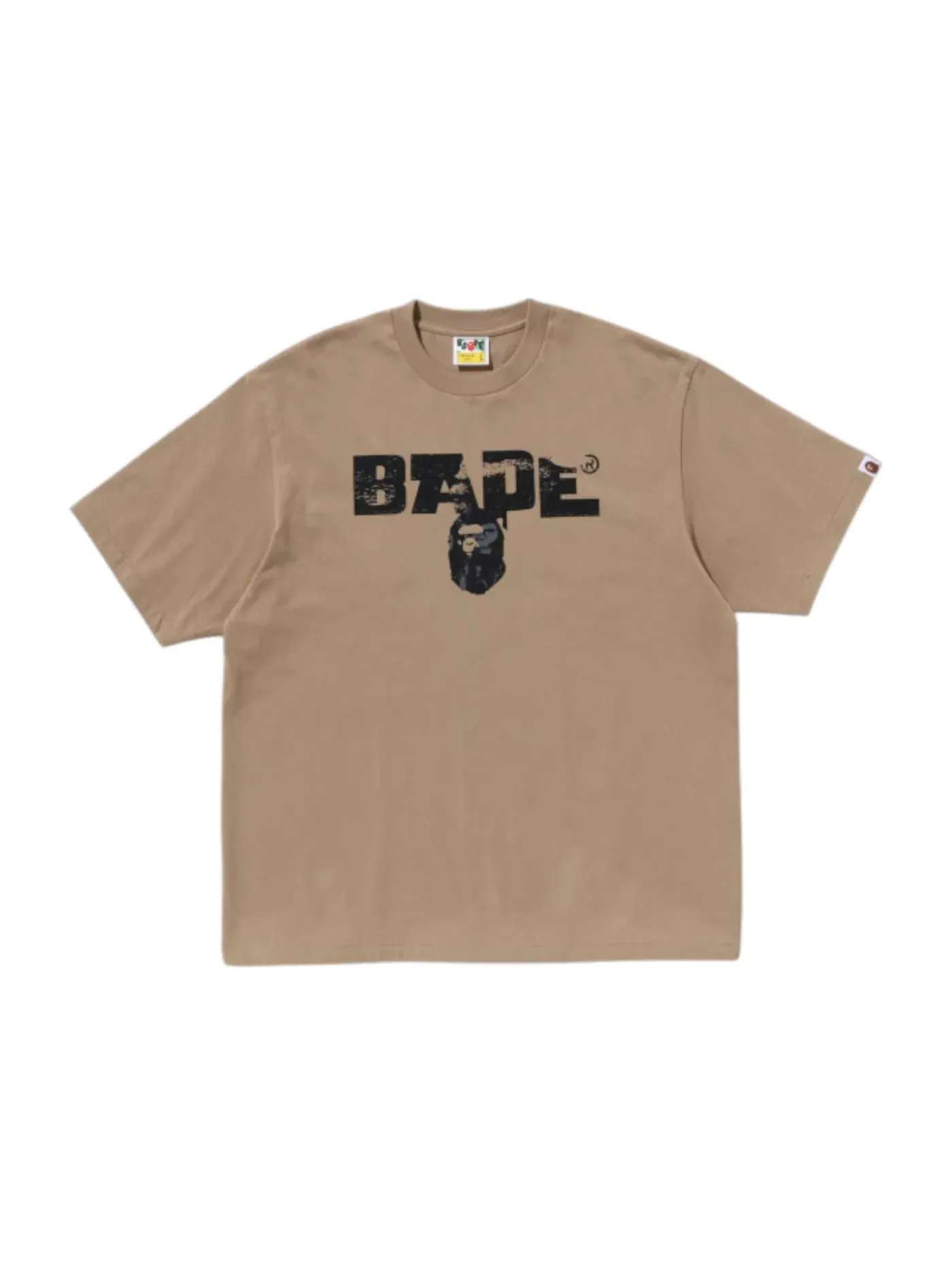 Мужская футболка свободного кроя Army Relaxed Fit BAPE — изображение 1 из 1, бежевый