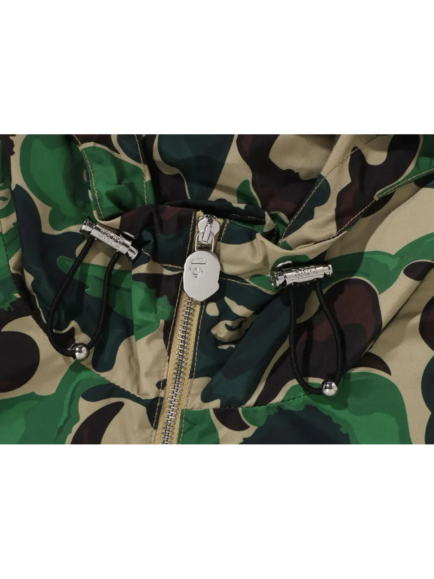 Мужская легкая куртка-худи с принтом Art Camo BAPE — изображение 2 из 2, зеленый