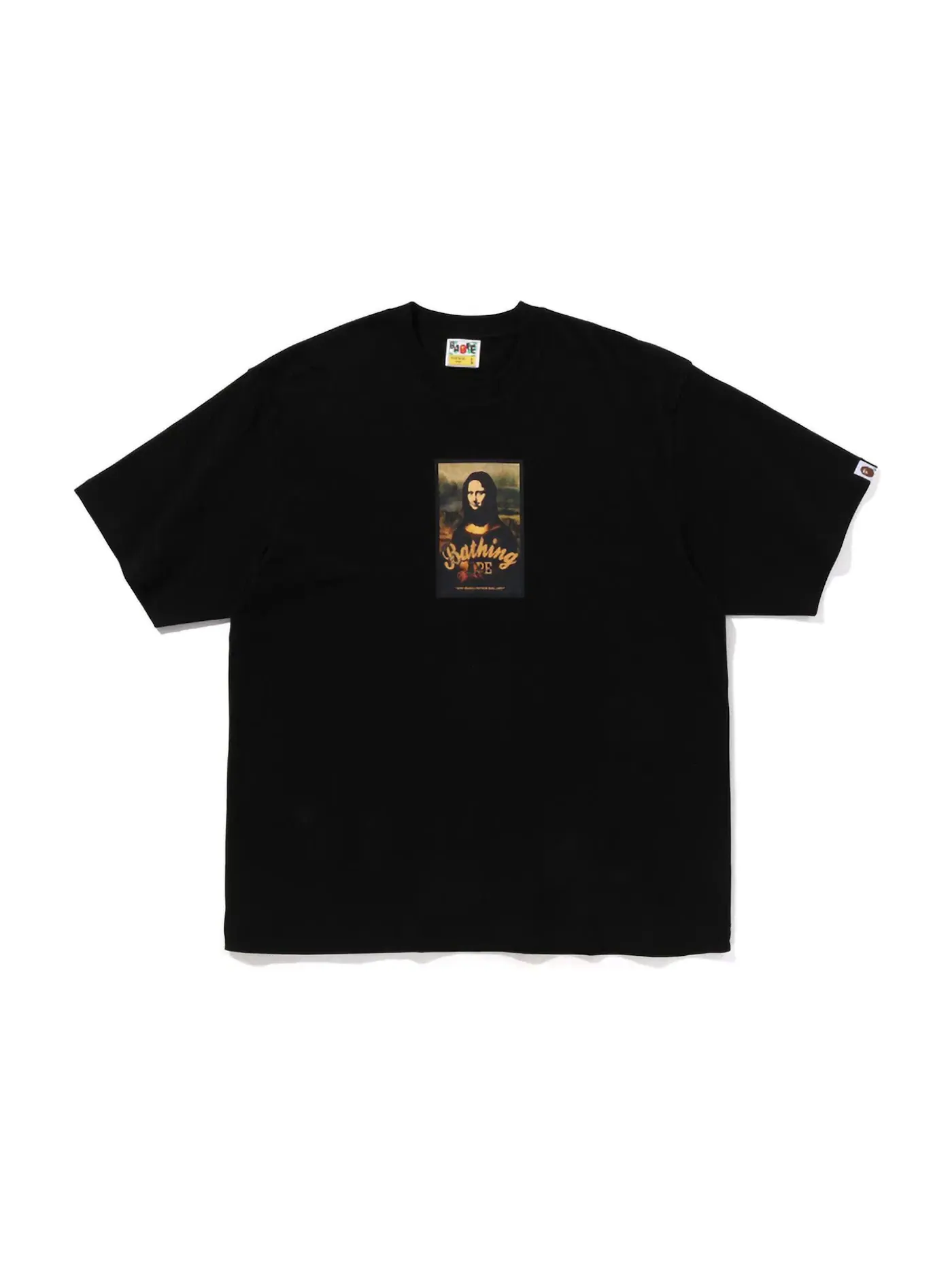 Мужская футболка свободного кроя с принтом BAPE Art Print Tee BAPE — изображение 1 из 2, черный