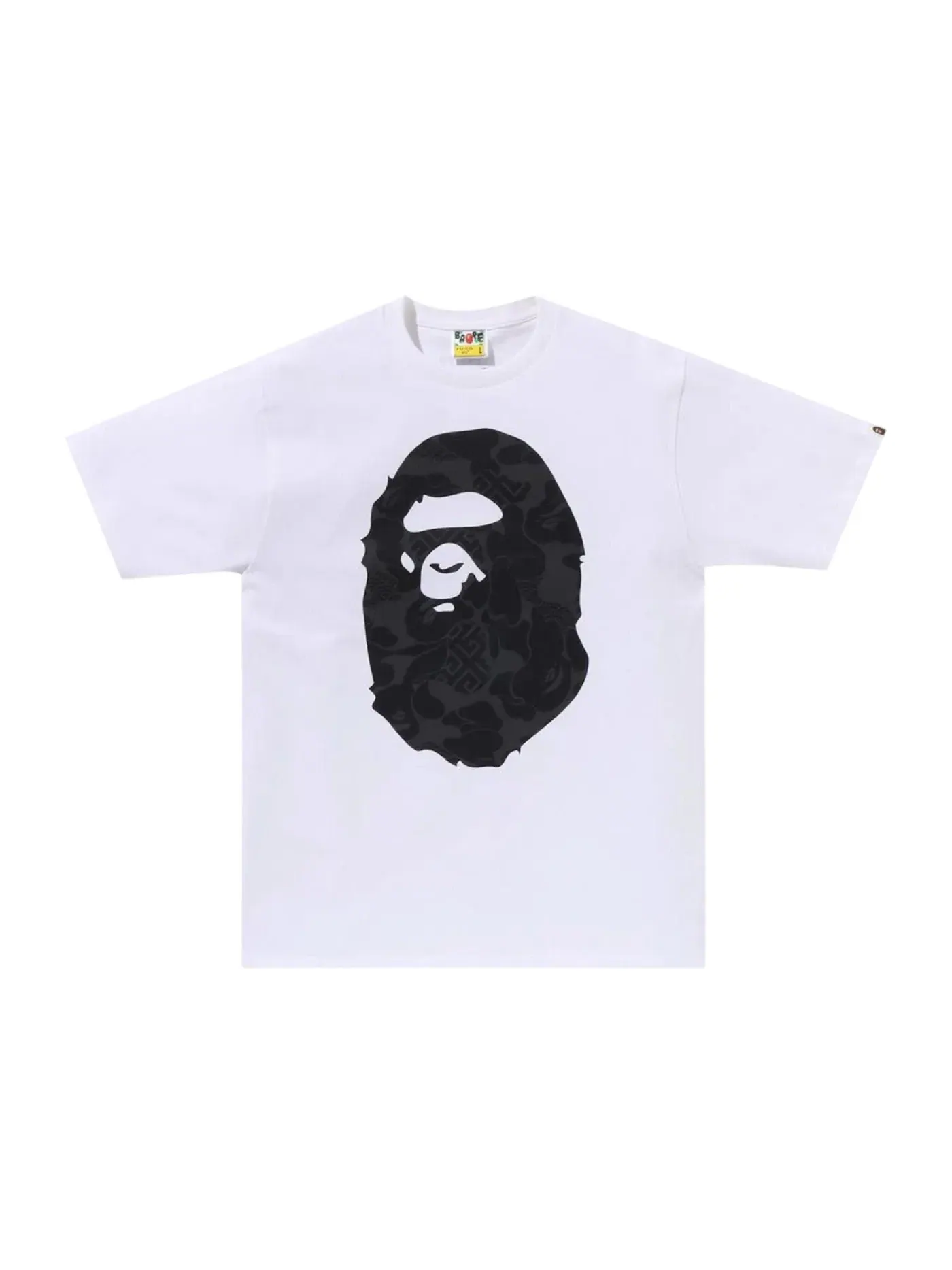 Мужская футболка с принтом BAPE Asia Camo Big Ape Head Tee — изображение 1 из 1, белый