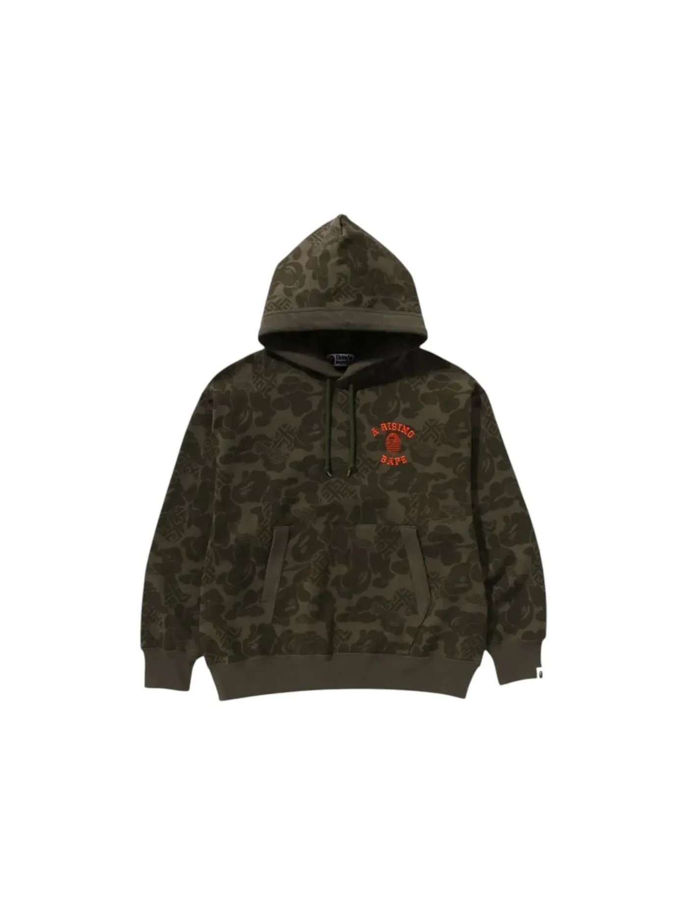 Мужской худи свободного кроя с камуфляжным принтом BAPE Asia Camo Pullover Relaxed Fit — изображение 1 из 1, оливковый