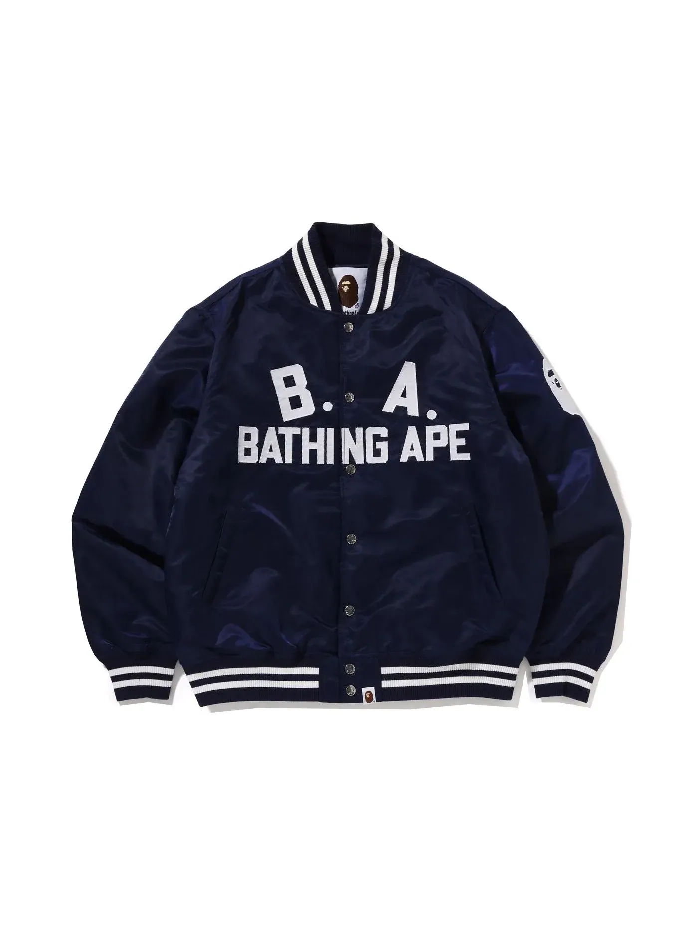 Мужская куртка-бомбер A Bathing Ape из нейлона BAPE — изображение 1 из 1, синий