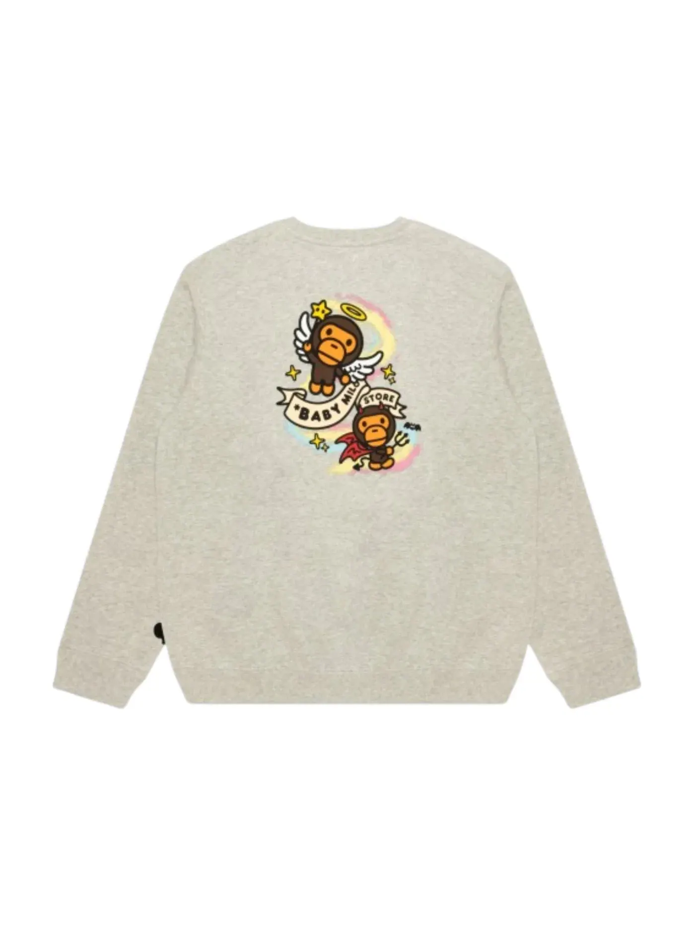Женский свитшот с принтом Angel Logo BAPE — изображение 2 из 2, белый