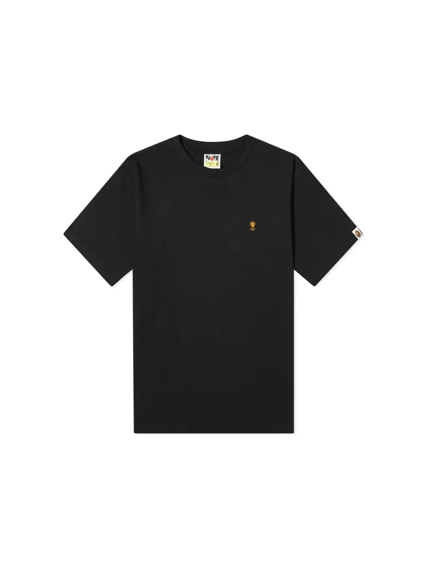 Мужская футболка с принтом BAPE Baby Milo Tee — изображение 1 из 1, черный