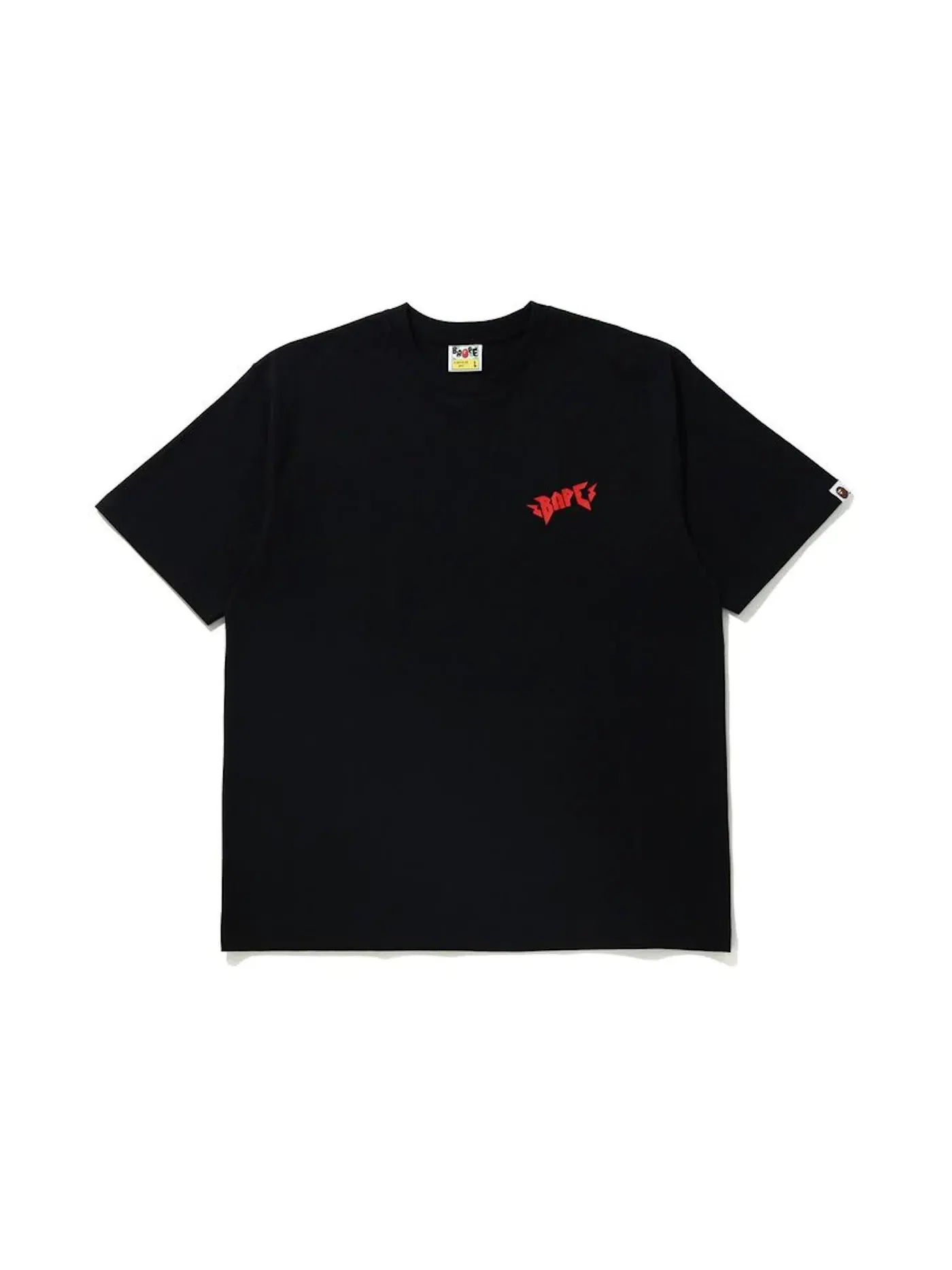 Мужская футболка свободного кроя BAPE Baby Milo Rock Band Relaxed Fit Tee — изображение 1 из 3, черный