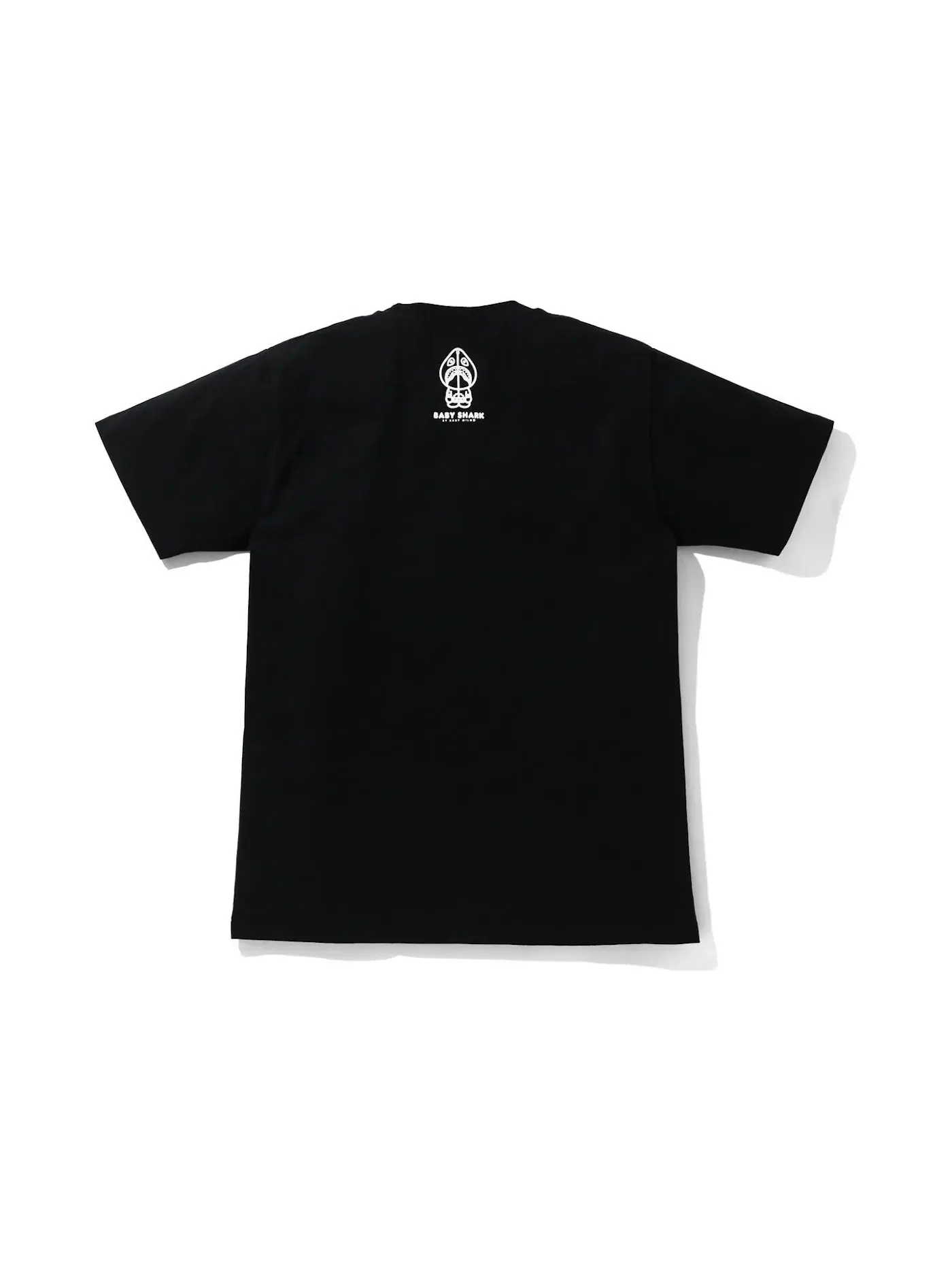 Мужская футболка с принтом BAPE Baby Milo Shark College Tee — изображение 2 из 2, черный/красный