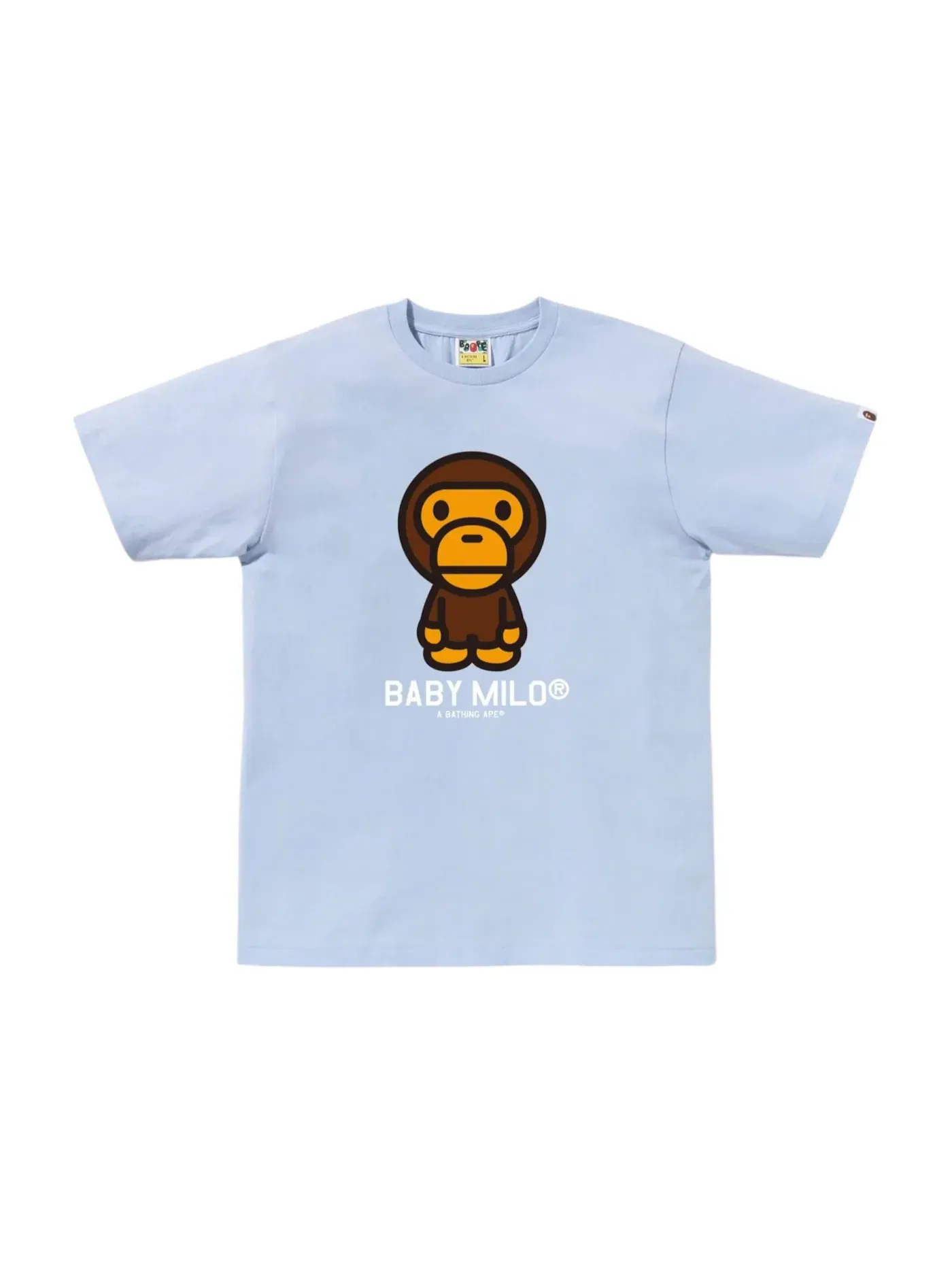 Мужская футболка с принтом BAPE Baby Milo Tee BAPE — изображение 1 из 1, синий