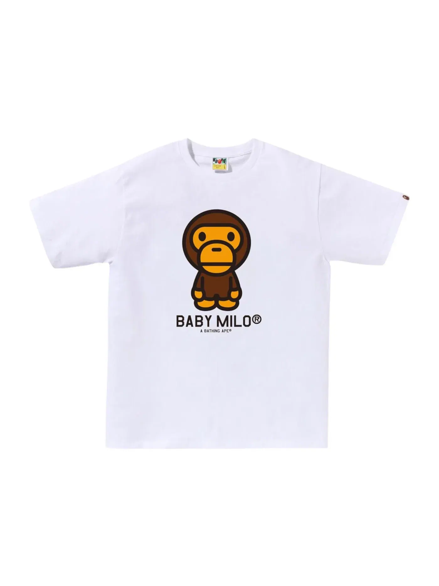 Мужская футболка с принтом Tee (FW24) BAPE — изображение 1 из 1, белый