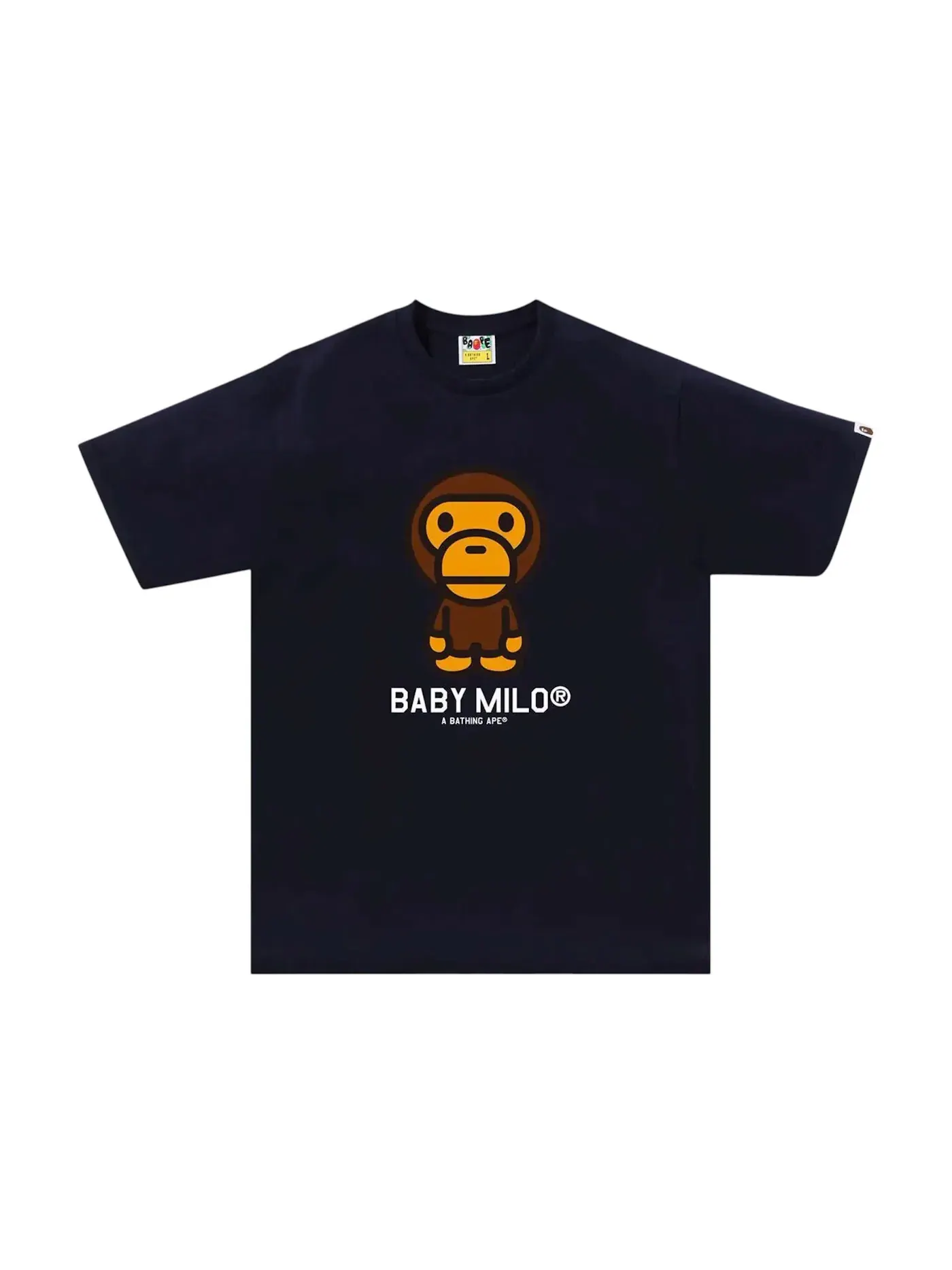 Мужская футболка с принтом BAPE Tee (SS24) — изображение 1 из 1, темно-синий