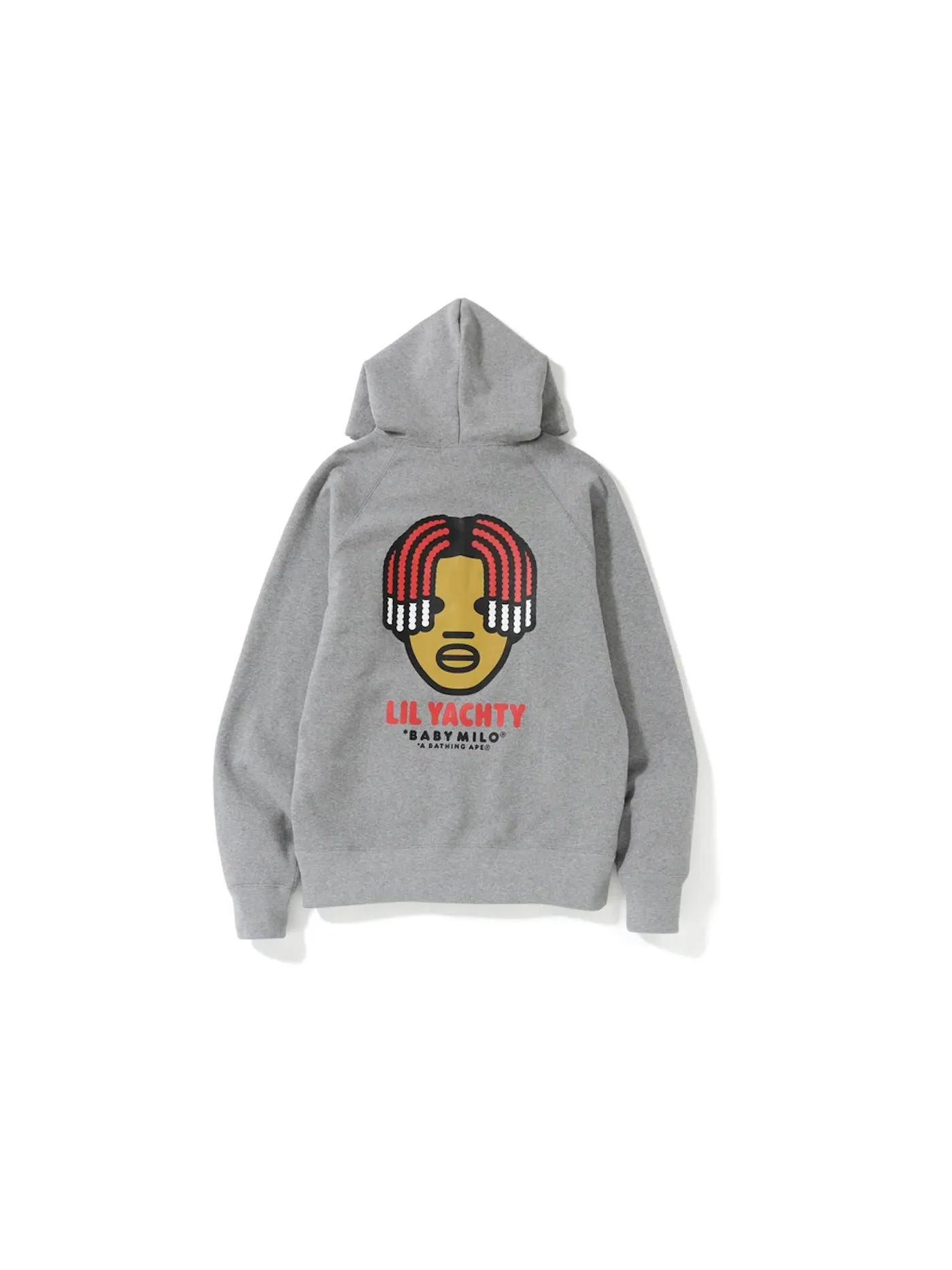 Мужской пуловер с капюшоном Hoodie BAPE — изображение 2 из 2, серый