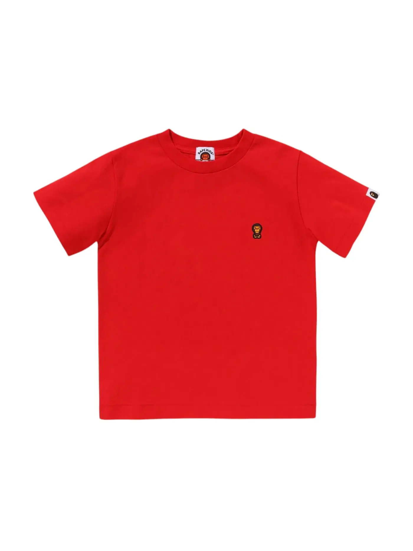 Детская футболка с принтом BAPE Back Banana One Point Tee BAPE — изображение 1 из 1, красный