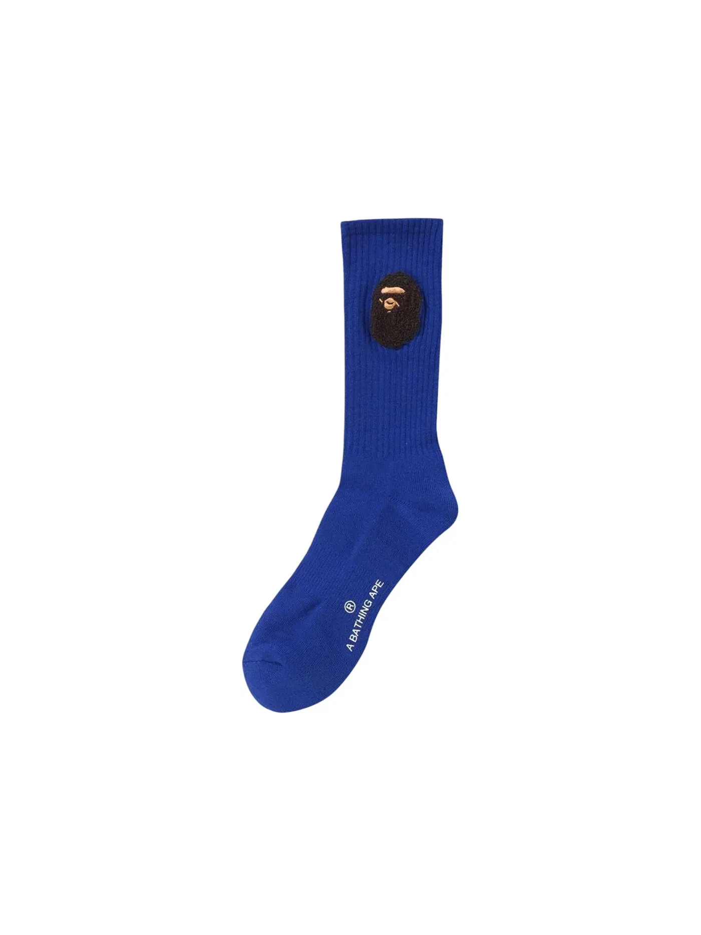 Мужские носки с принтом Ape Head BAPE — изображение 1 из 1, синий