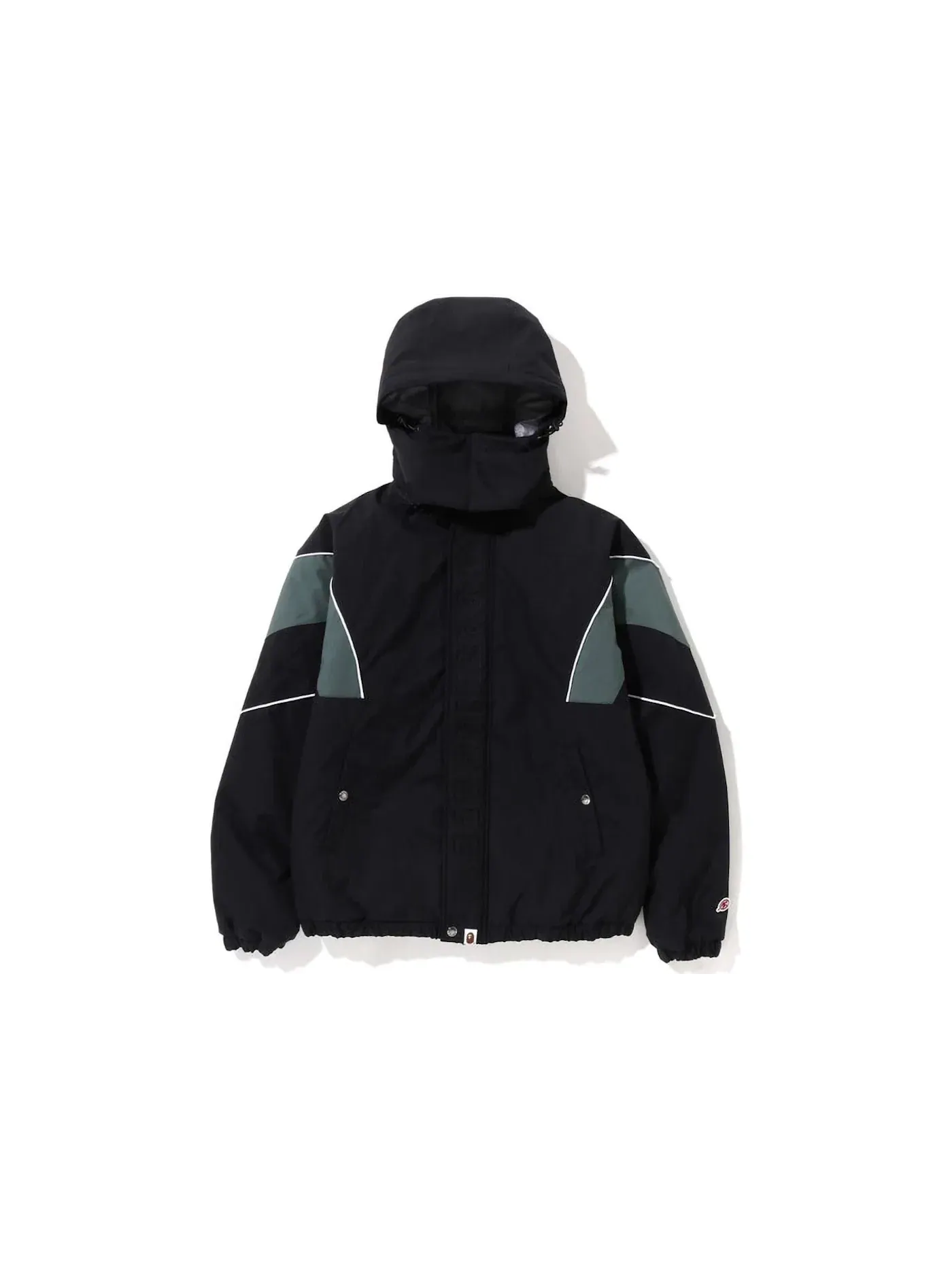 Мужская куртка-бомбер с принтом BAPE — изображение 1 из 3, черный