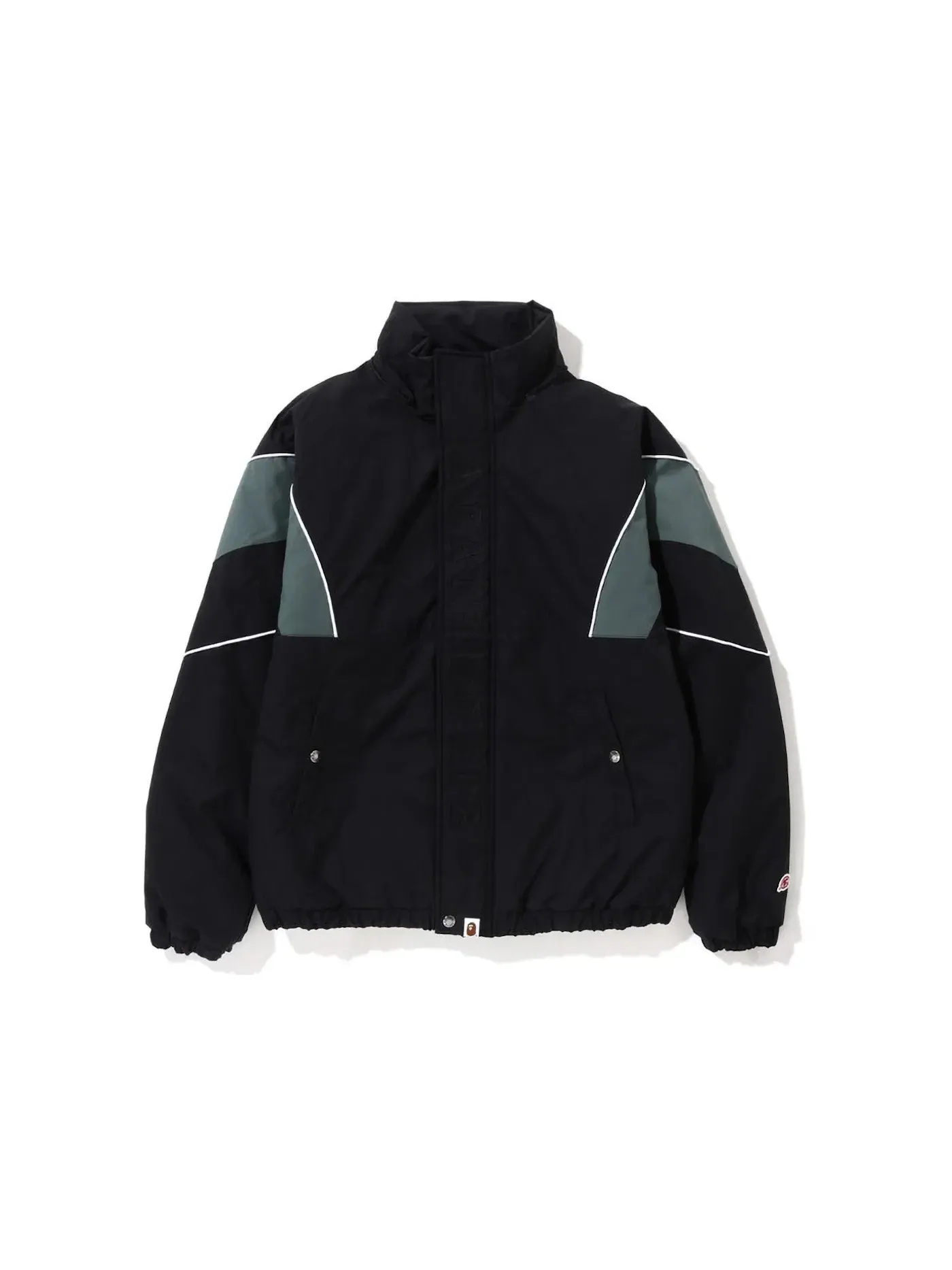 Мужская куртка-бомбер с принтом BAPE — изображение 2 из 3, черный