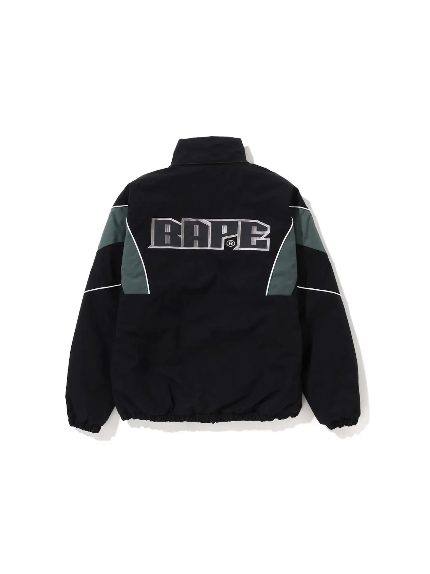 Мужская куртка-бомбер с принтом BAPE — изображение 3 из 3, черный
