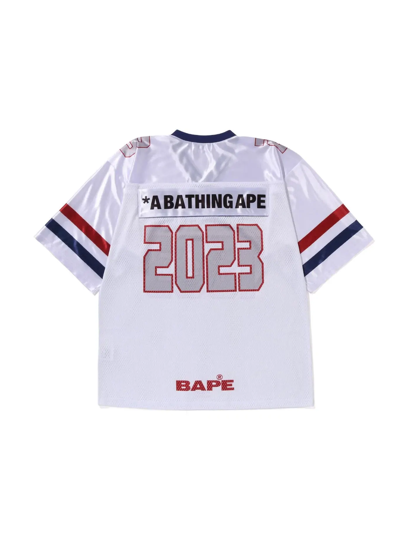 Мужская футбольная джерси BAPE Jersey — изображение 2 из 3, белый