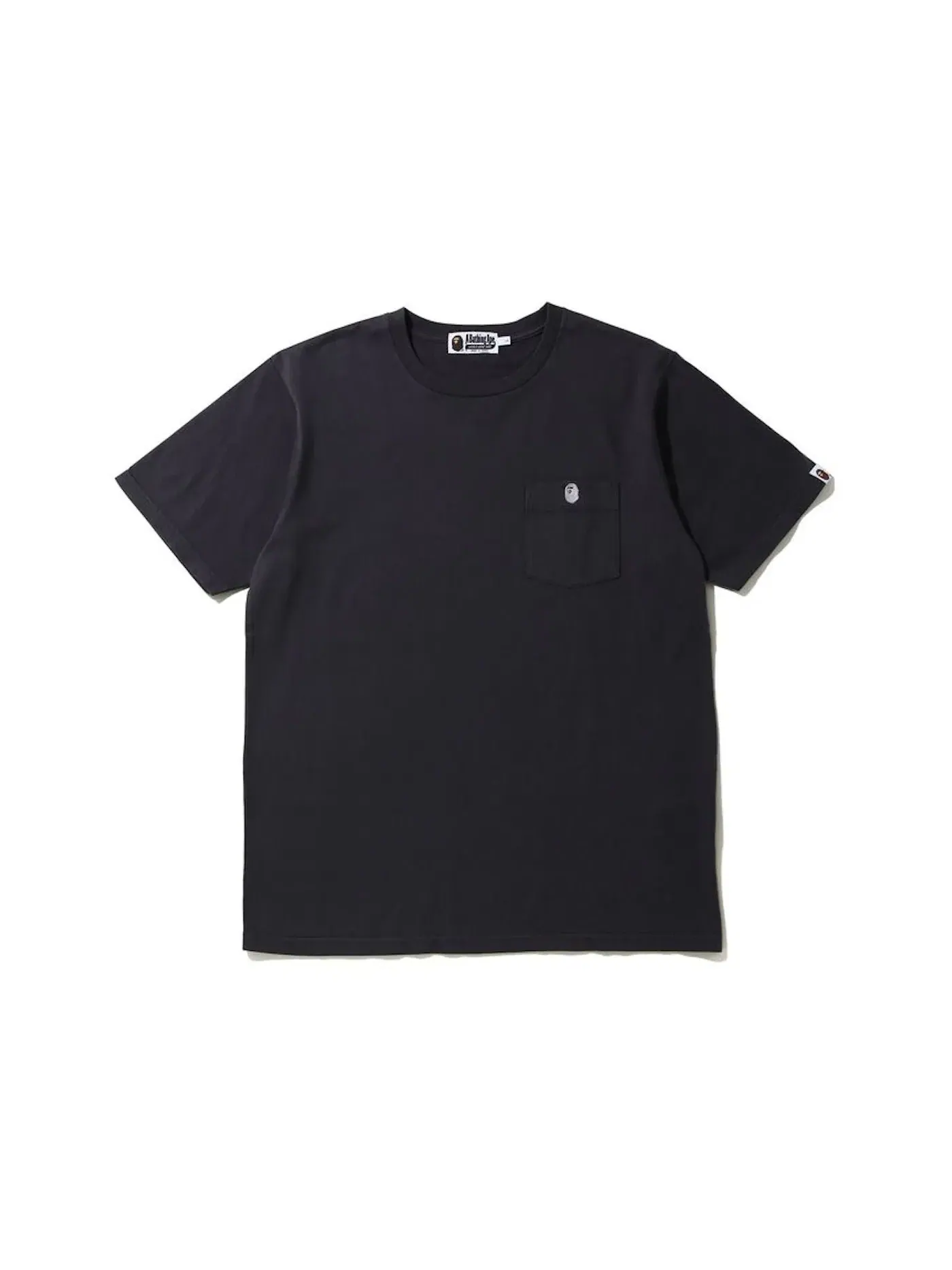 Мужская футболка с коротким рукавом BAPE Tee — изображение 1 из 1, черный