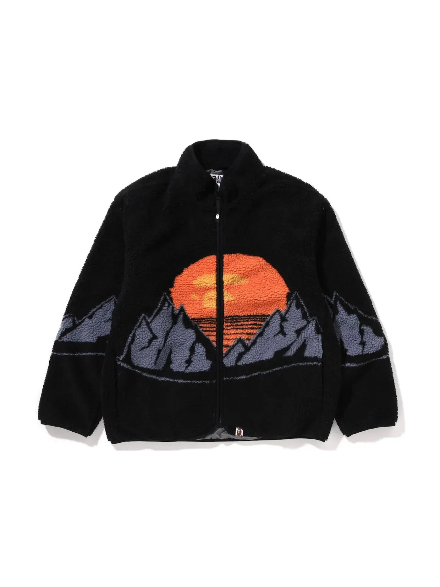 Мужская куртка из флиса BAPE Mountain Relaxed Fit Boa Jacket BAPE — изображение 1 из 2, черный