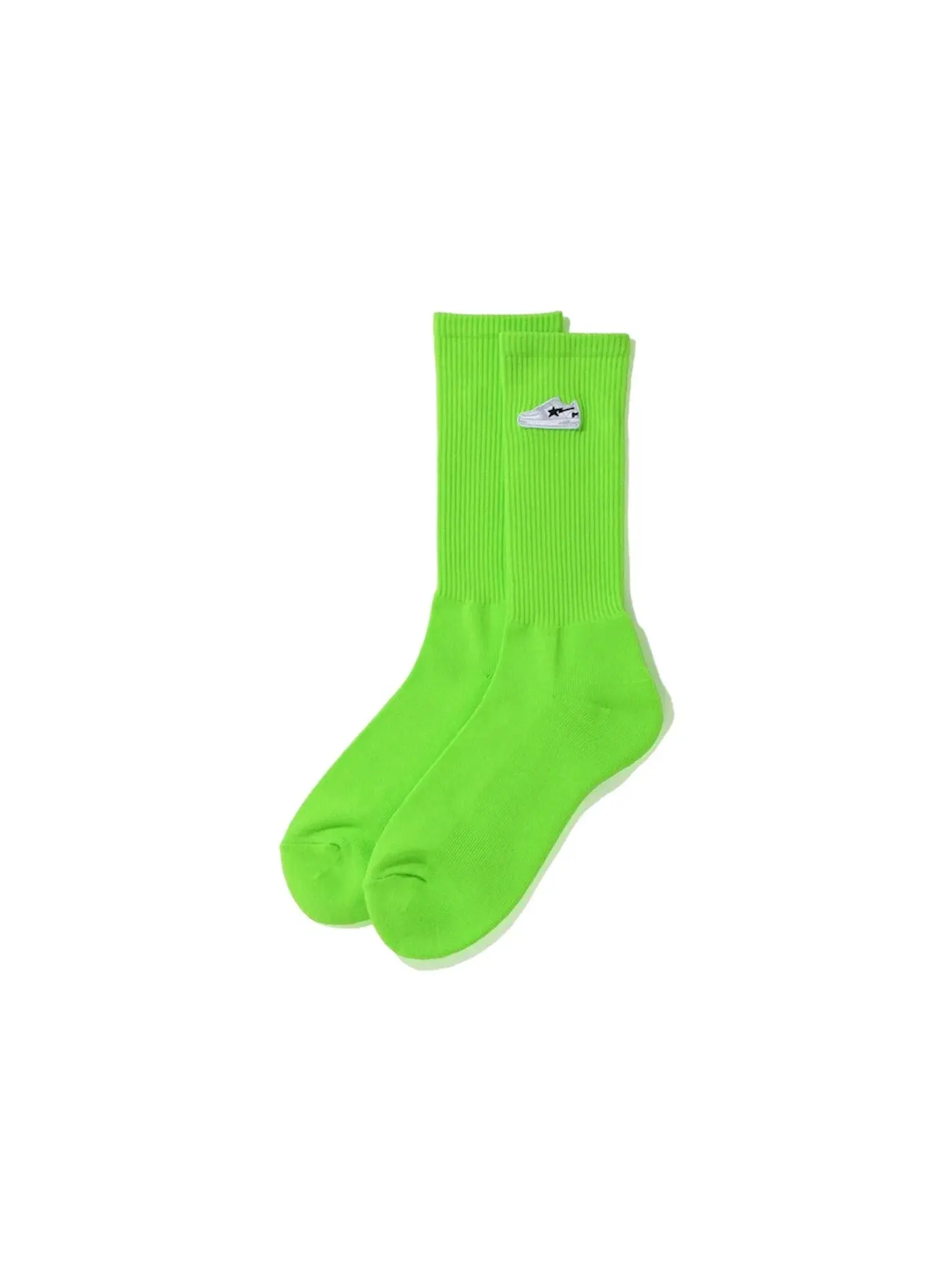 Мужские носки BAPE Bapesta One Point Socks — изображение 1 из 1, зеленый