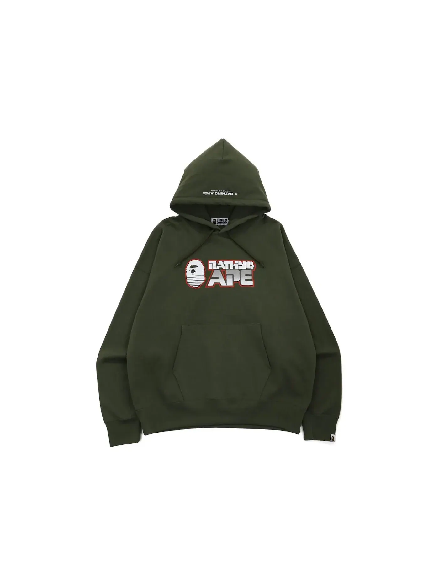 Мужской худи свободного кроя BAPE, Olivedrab — изображение 1 из 1