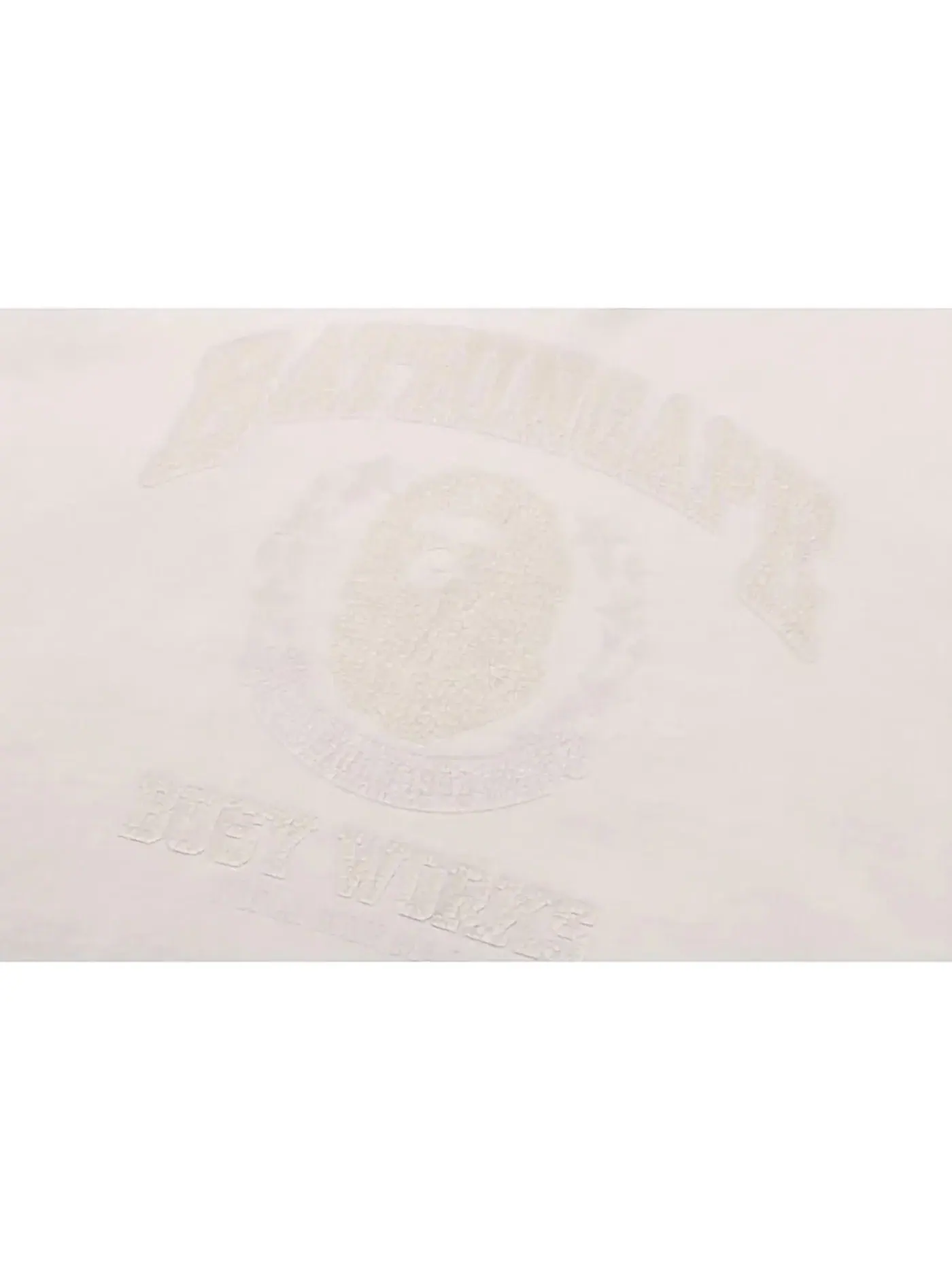 Унисекс футболка свободного кроя BAPE Bathing Ape — изображение 2 из 2, белый