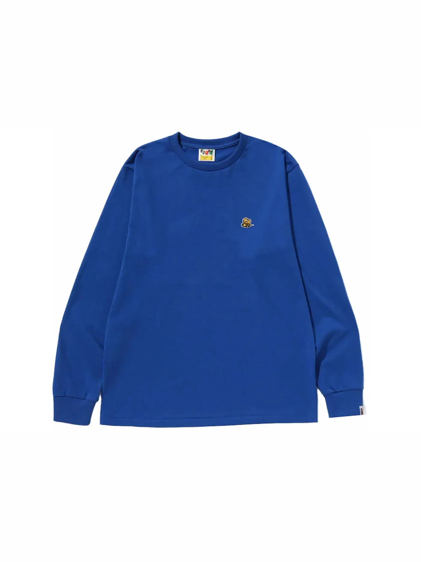 Мужская футболка с длинным рукавом BAPE Bee One Point L/S Tee — изображение 1 из 2, синий