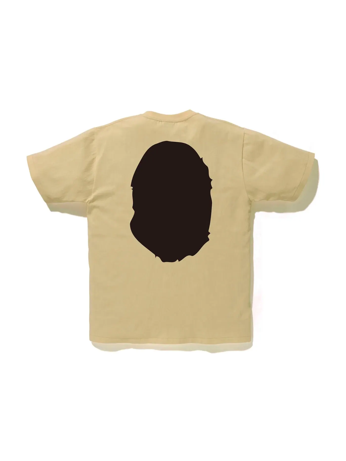 Мужская футболка с принтом Tee BAPE — изображение 2 из 2, бежевый