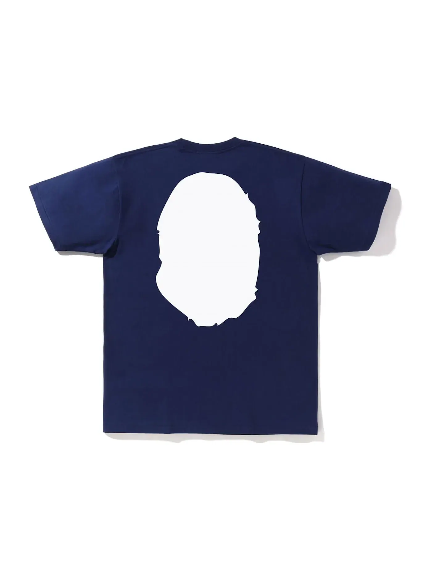 Мужская футболка с принтом BAPE Big Ape Head Tee — изображение 2 из 2, темно-синий