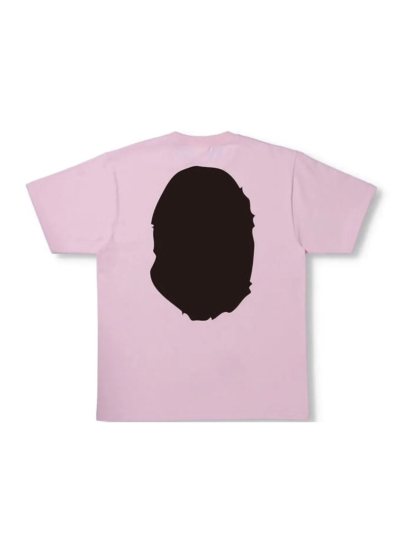 Мужская футболка с принтом BAPE Bicolor Big Ape Head Tee (SS22) BAPE — изображение 2 из 2, розовый