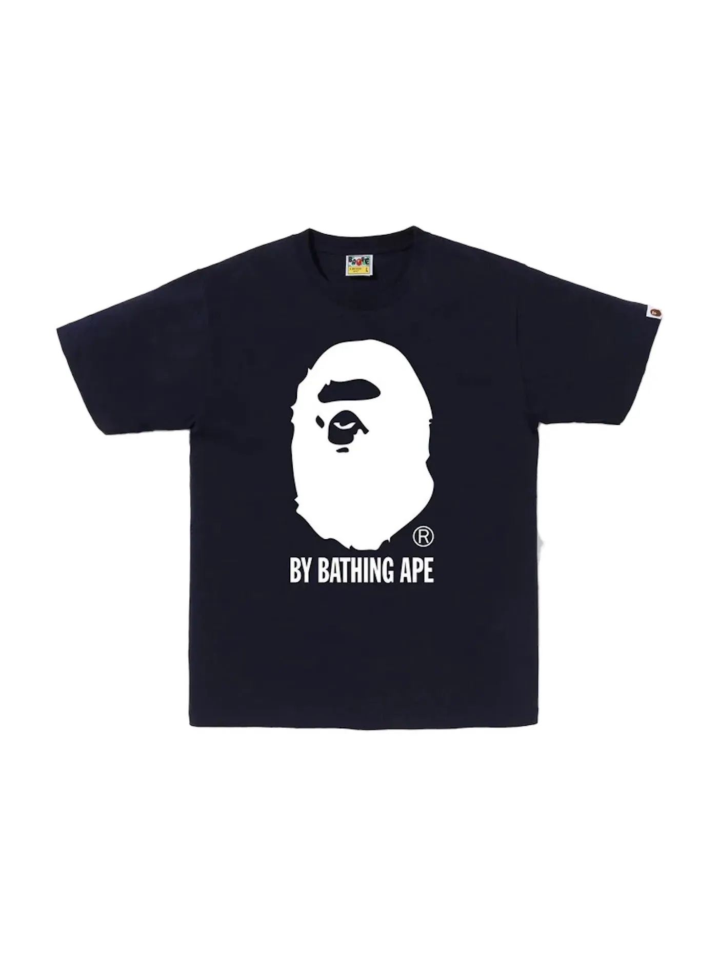 Мужская футболка BAPE Bicolor By Bathing Ape Tee — изображение 1 из 1, темно-синий