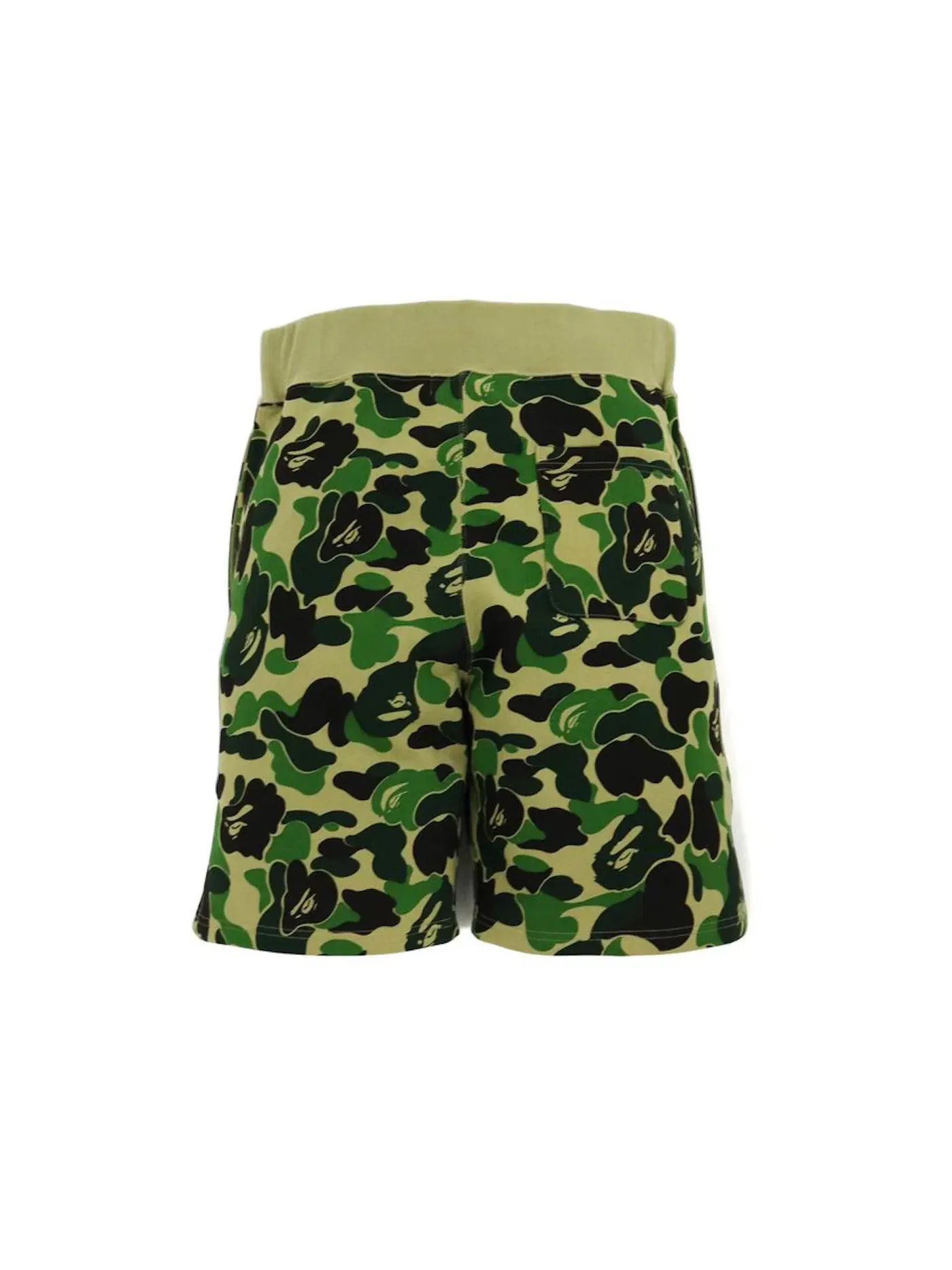 Мужские шорты с принтом Big ABC Camo Shark BAPE — изображение 2 из 2, зеленый