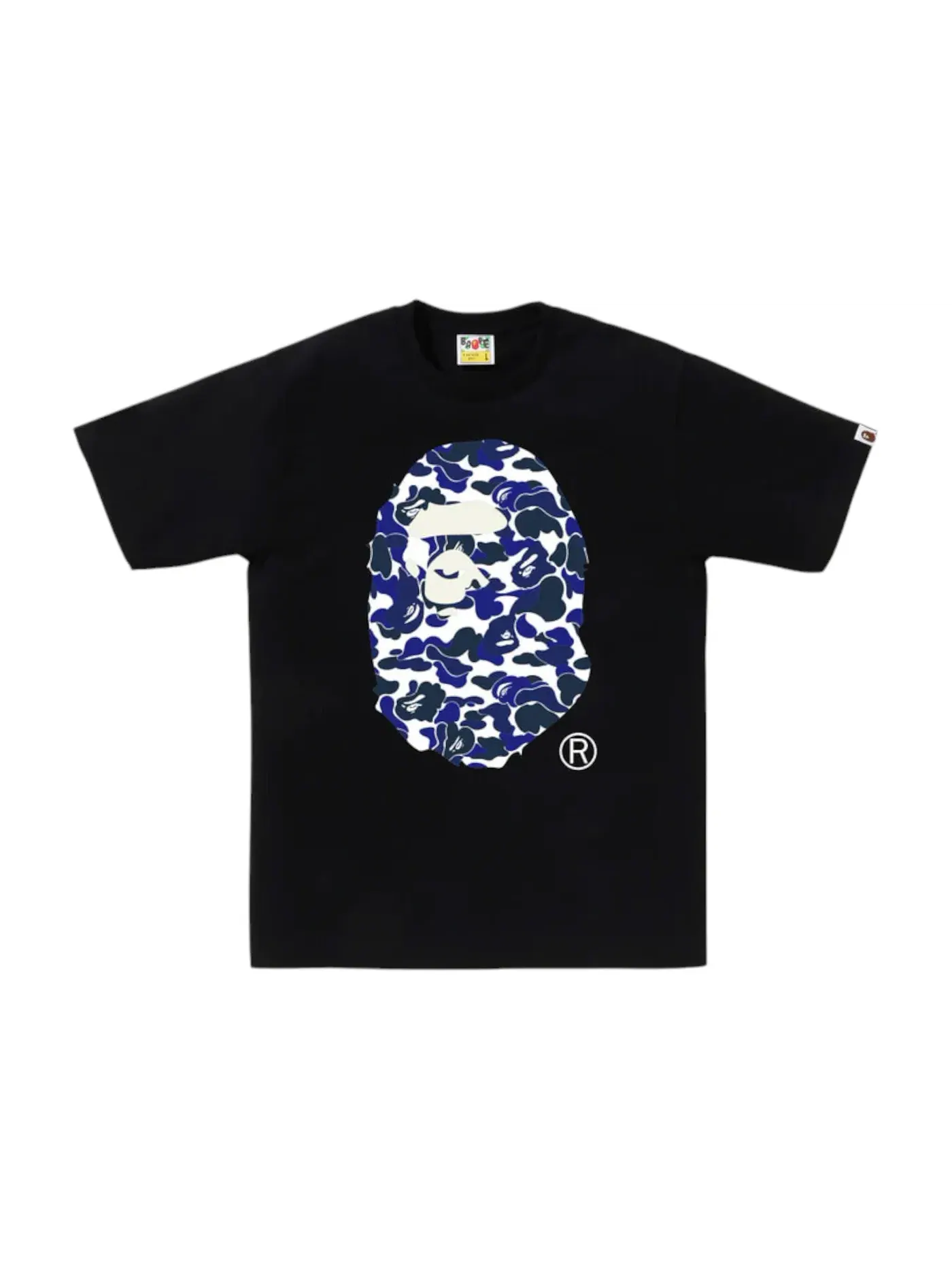Мужская футболка с принтом BAPE Big Ape Head BAPEC Tee (JP Online Exclusive) — изображение 1 из 1, черный