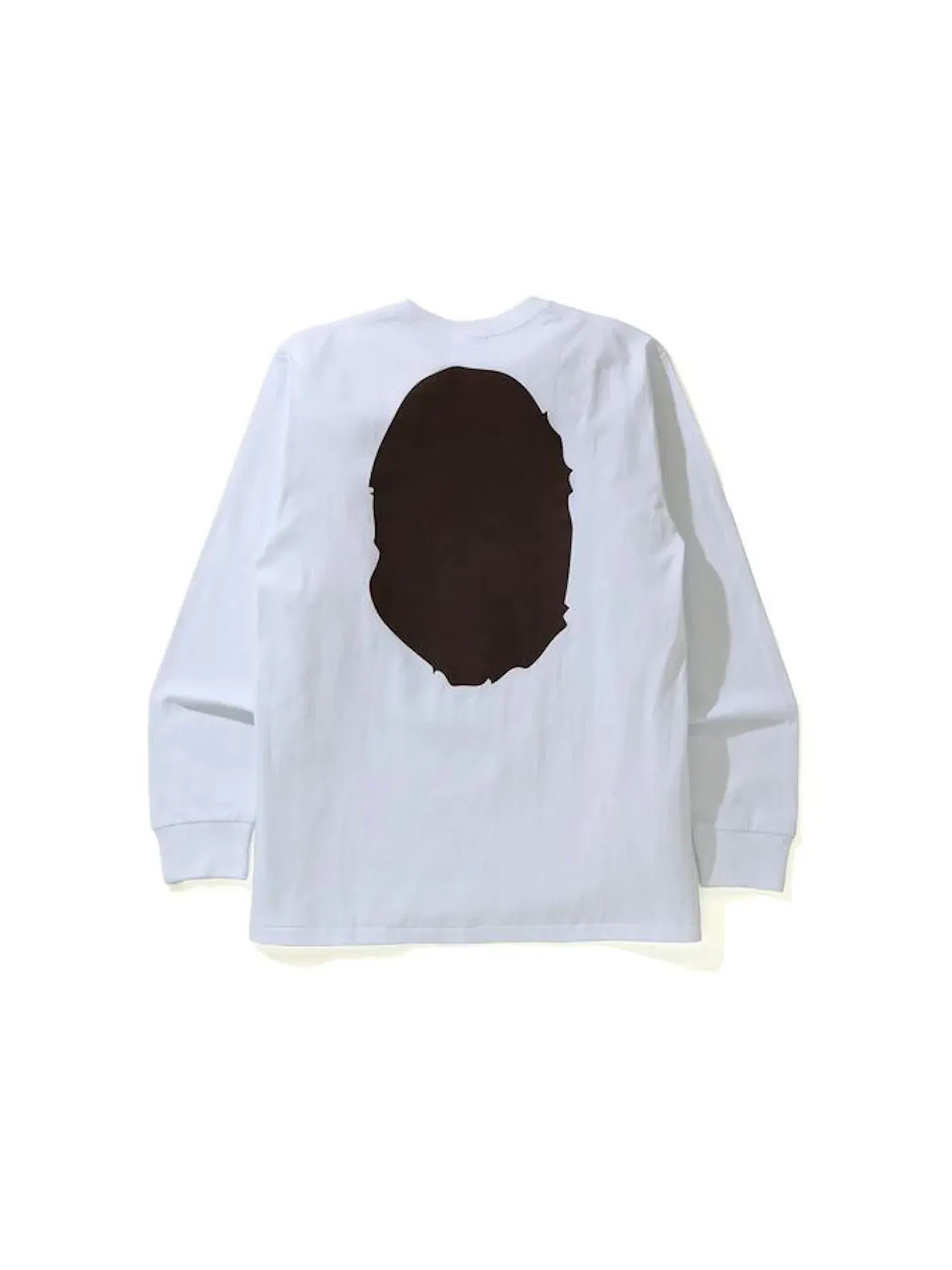 Мужская футболка с принтом с длинным рукавом L/S Tee BAPE — изображение 2 из 2, белый