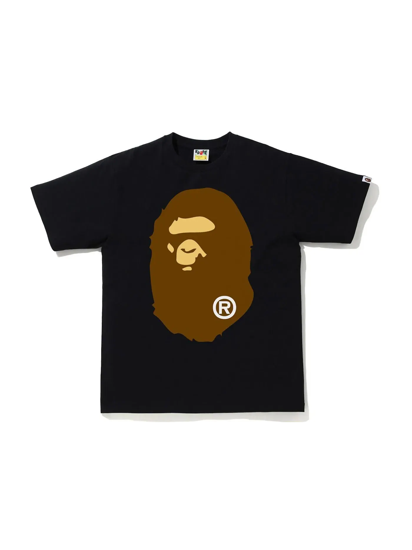 Мужская футболка с принтом BAPE Big Ape Head Tee (FW21) BAPE — изображение 1 из 2, черный