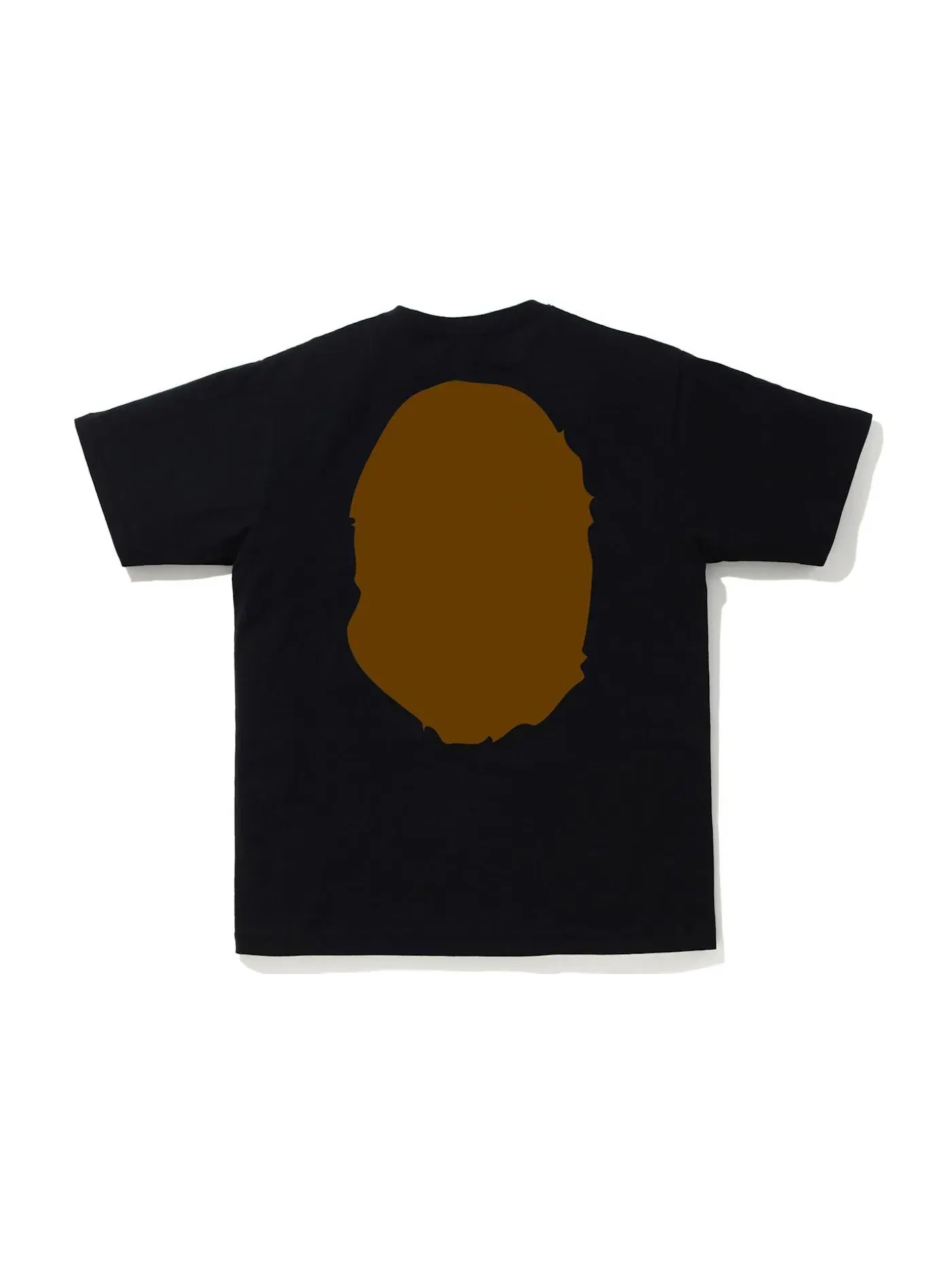 Мужская футболка с принтом BAPE Big Ape Head Tee (FW21) BAPE — изображение 2 из 2, черный