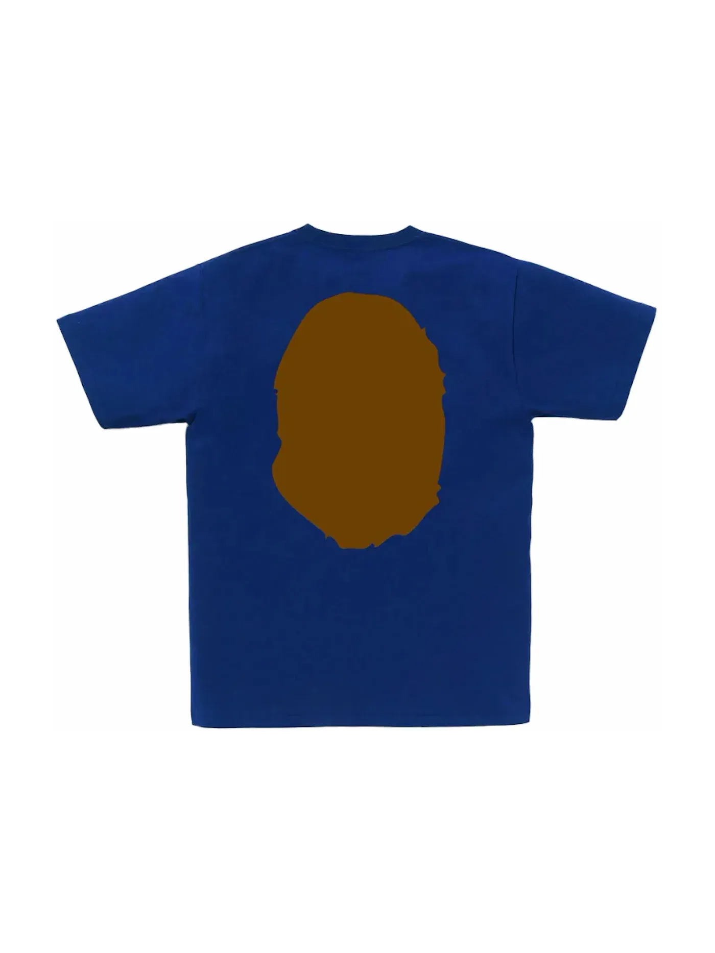 Мужская футболка с принтом BAPE Tee BAPE — изображение 2 из 2, синий
