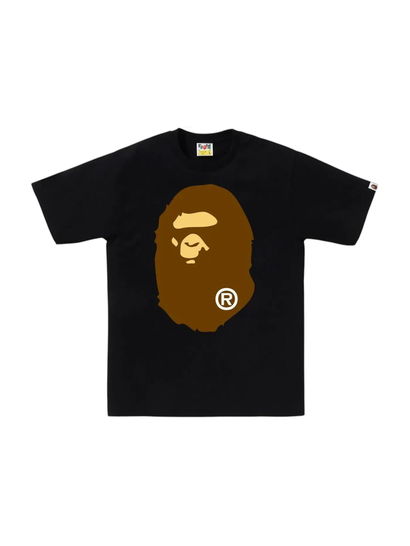 Мужская футболка с принтом BAPE Big Ape Head Tee (FW25) BAPE — изображение 1 из 1, черный