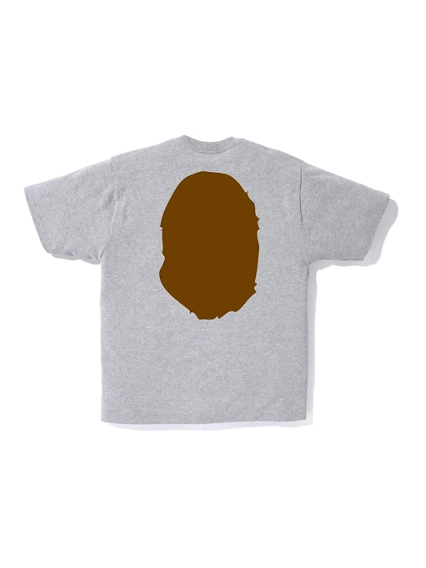 Мужская футболка с принтом BAPE Tee BAPE — изображение 2 из 2, серый