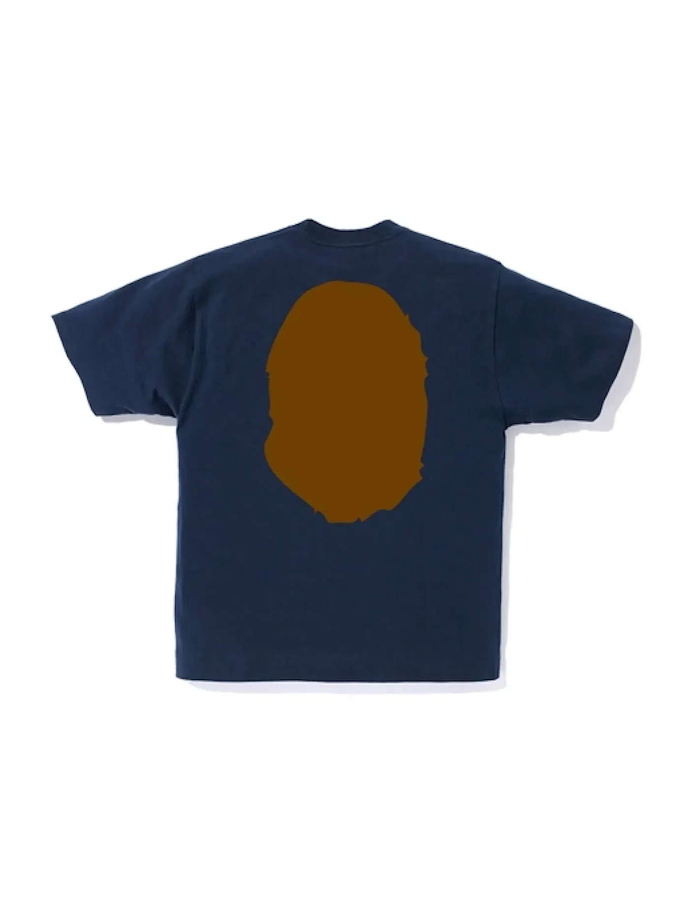 Мужская футболка с принтом BAPE Tee BAPE — изображение 2 из 2, темно-синий