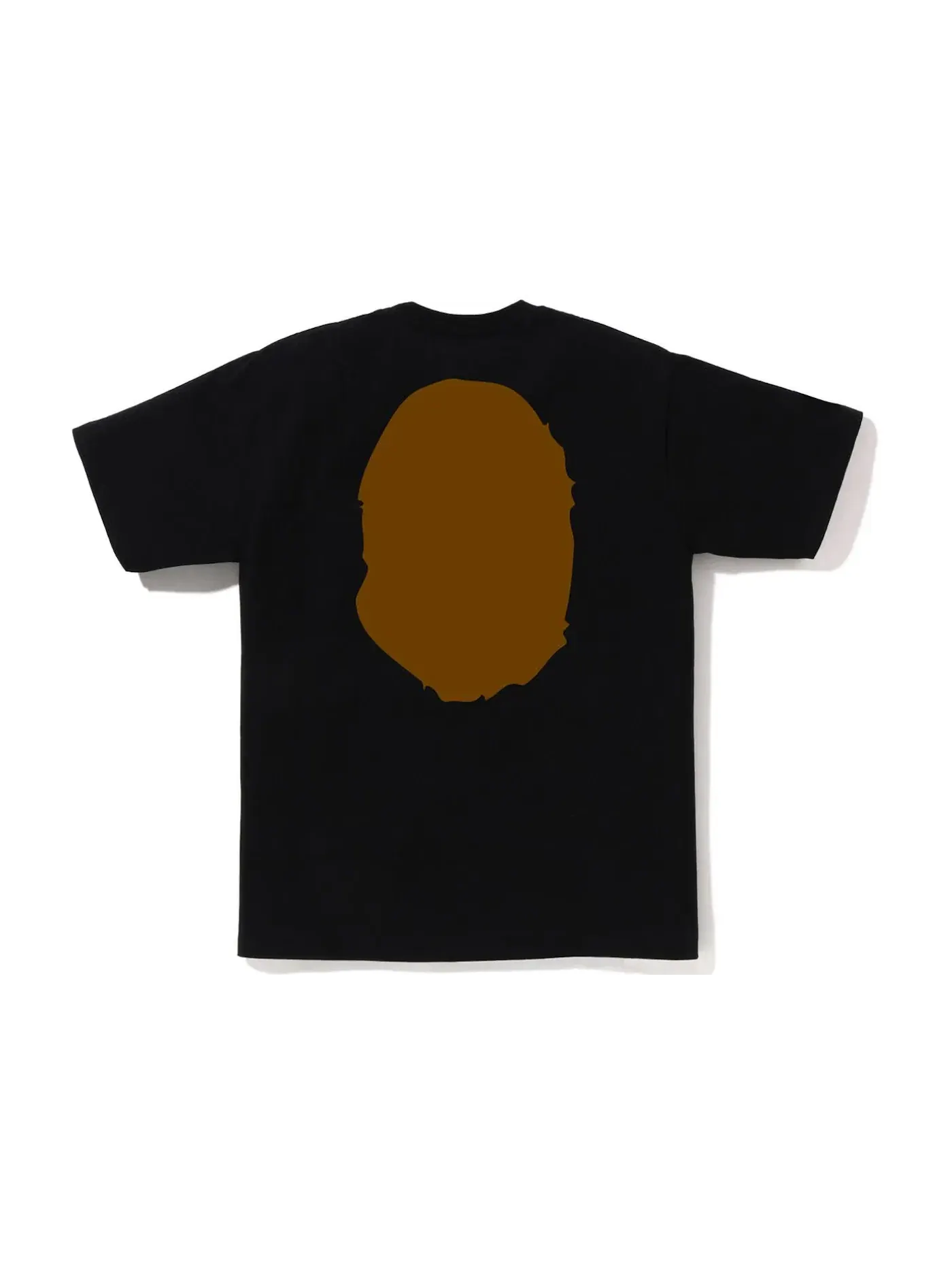 Мужская футболка с принтом Big Ape Head Tee BAPE — изображение 2 из 2, черный